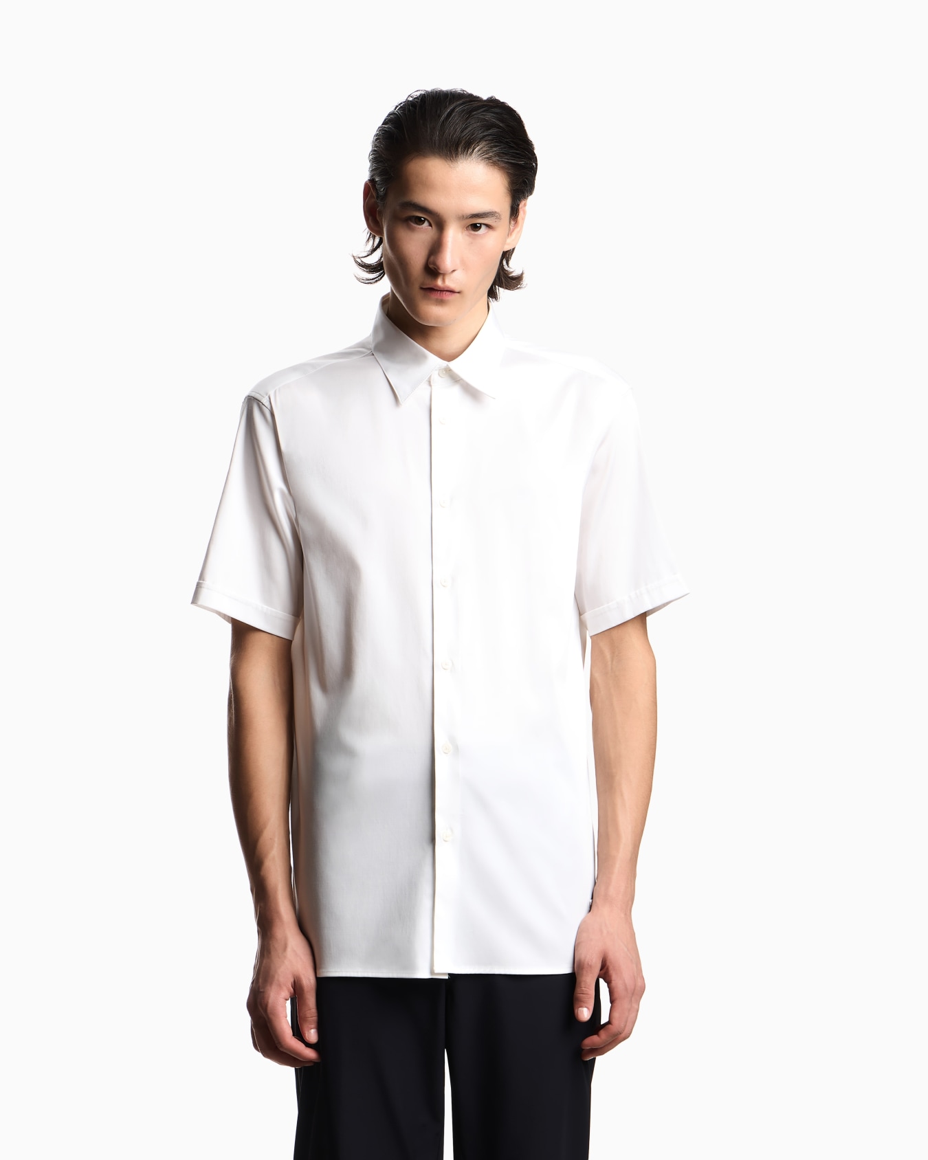 Stretch pima cotton shirt Diapositiva 3