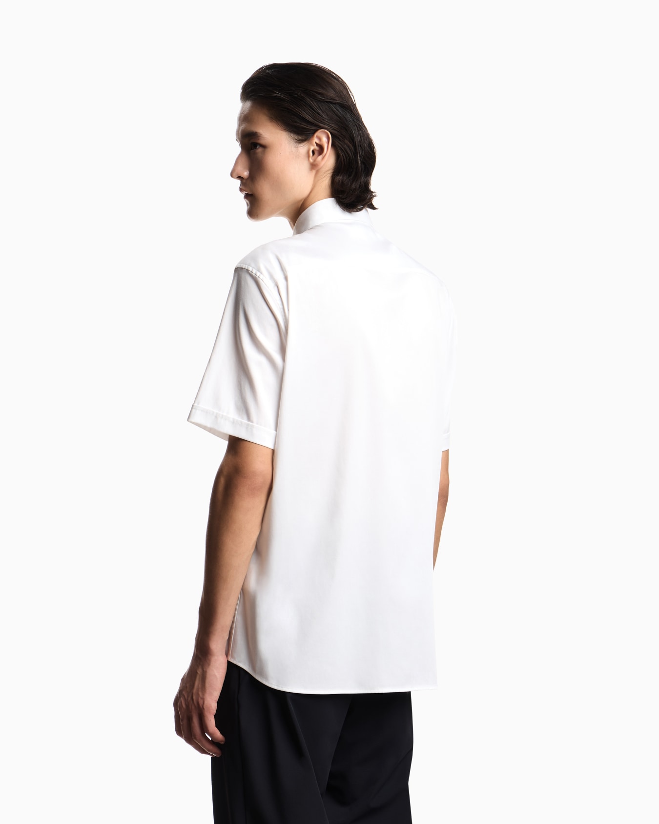 Stretch pima cotton shirt Diapositiva 2