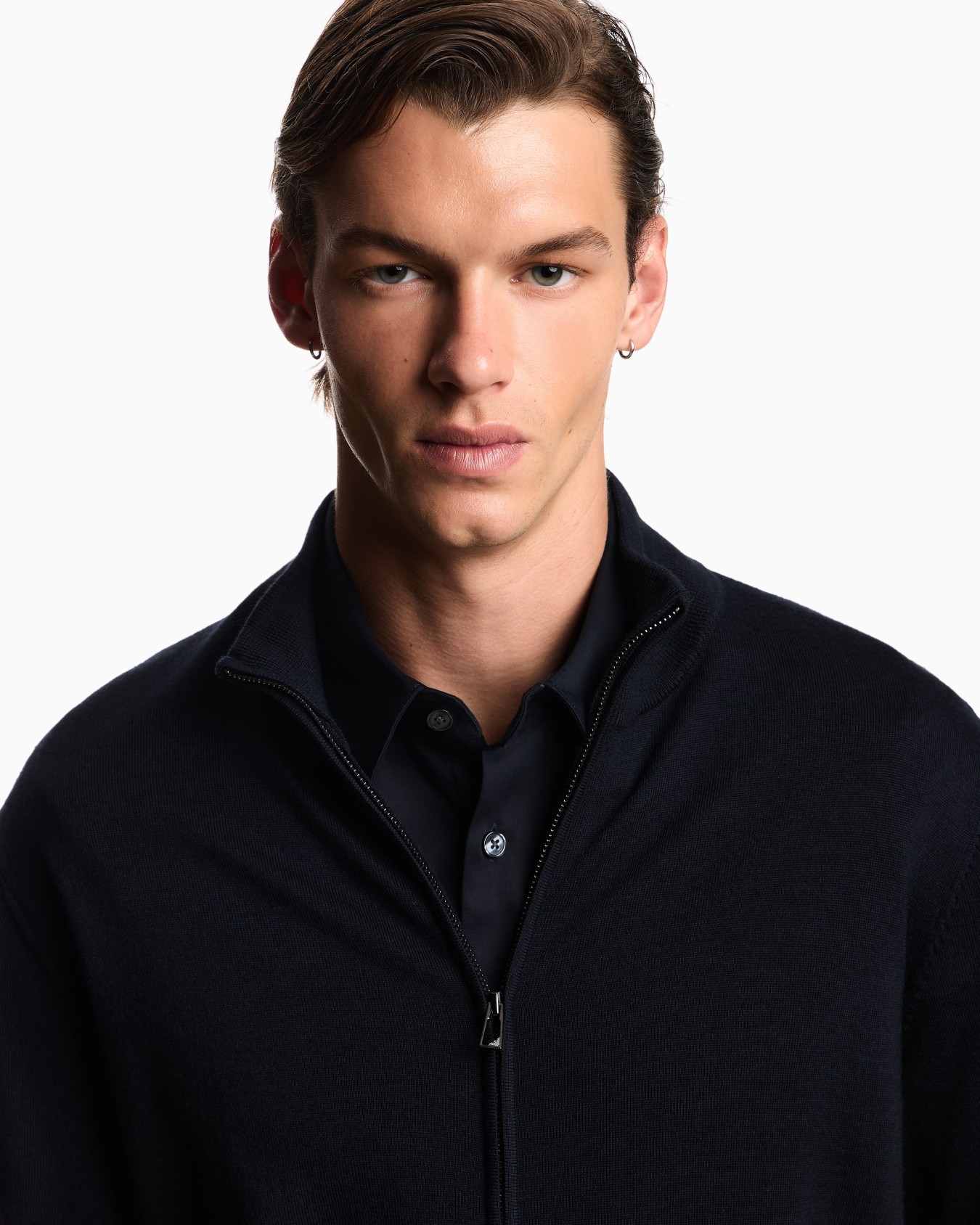 Stretch pima cotton shirt 슬라이드 4