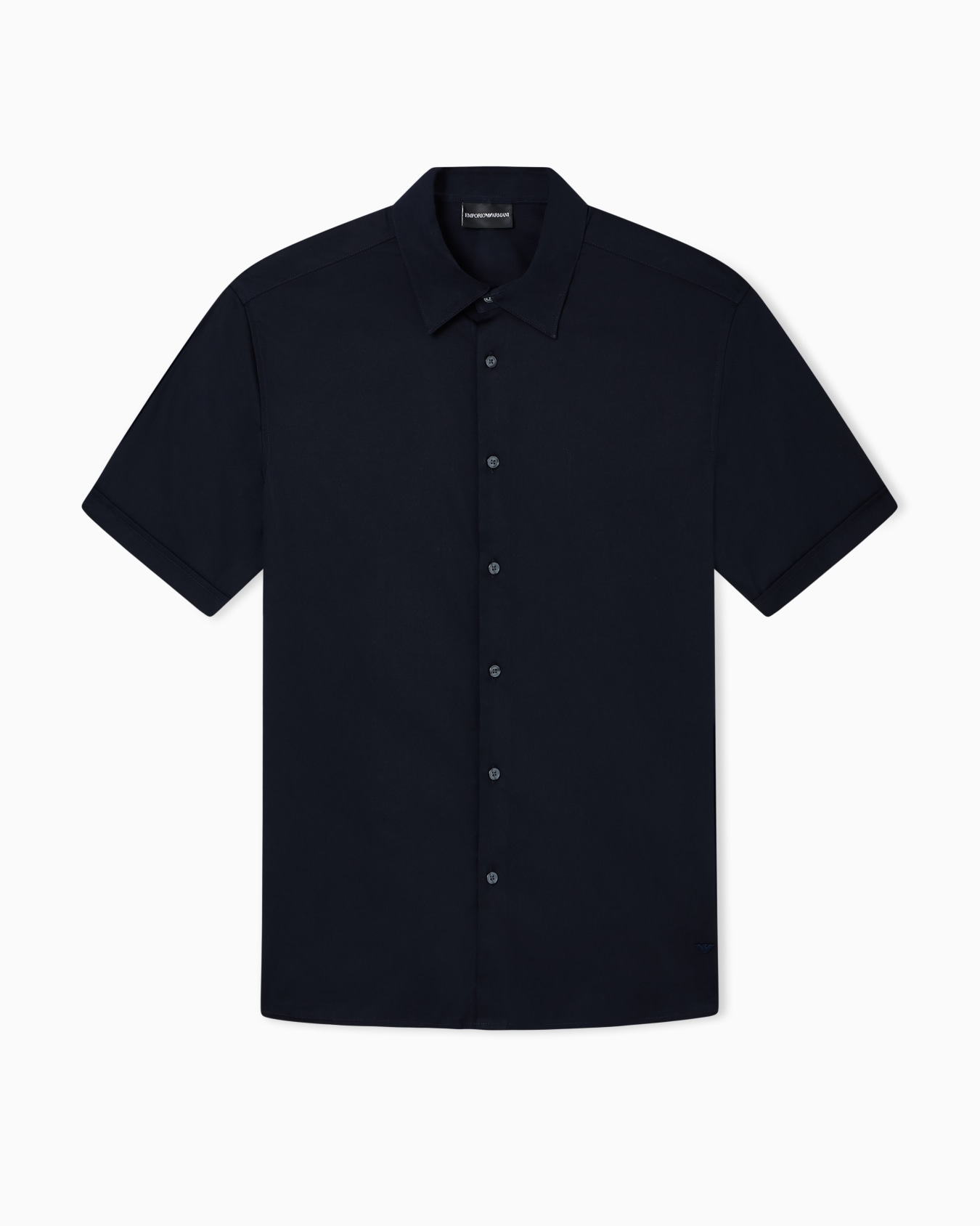 Stretch pima cotton shirt 슬라이드 0