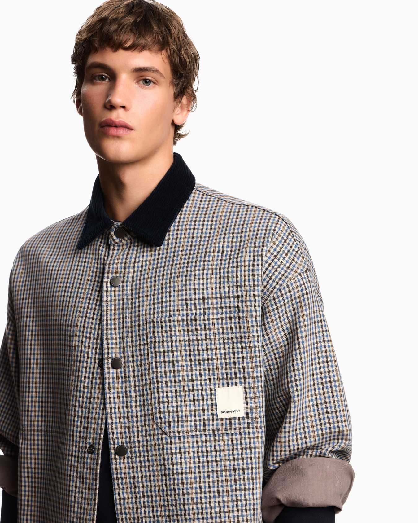 Reversible blouson with Eagle Club check motif Slide 4