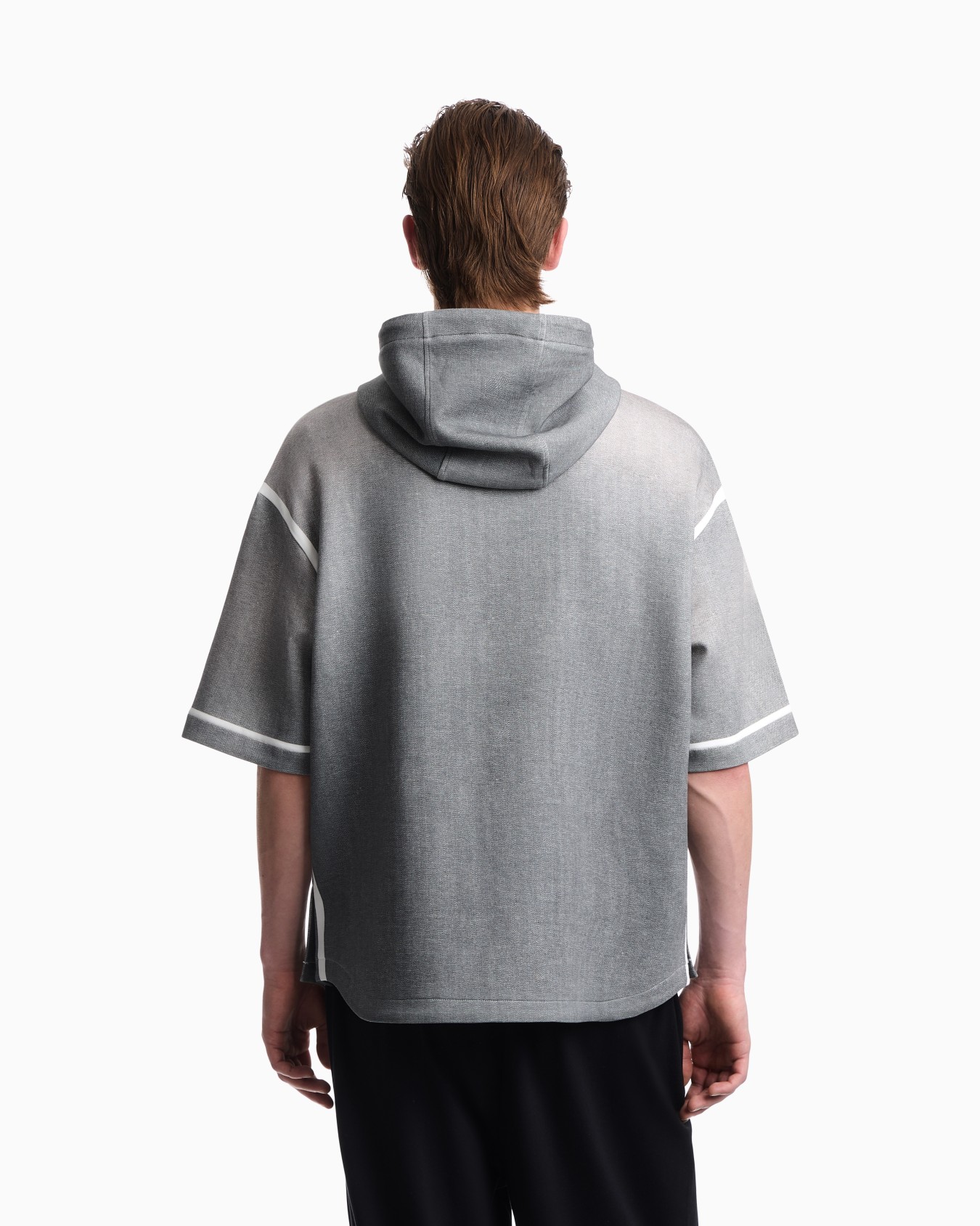 Oversized sweatshirt in gradient double jersey Slide 5