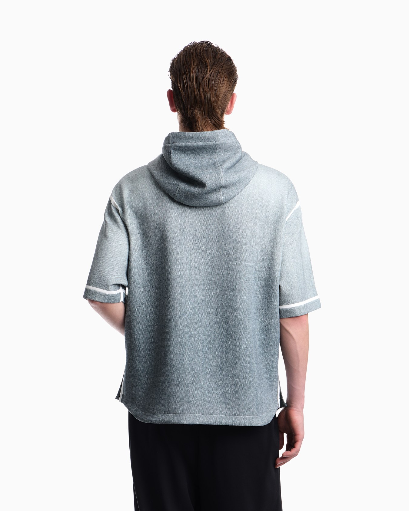 Oversized sweatshirt in gradient double jersey Slide 5