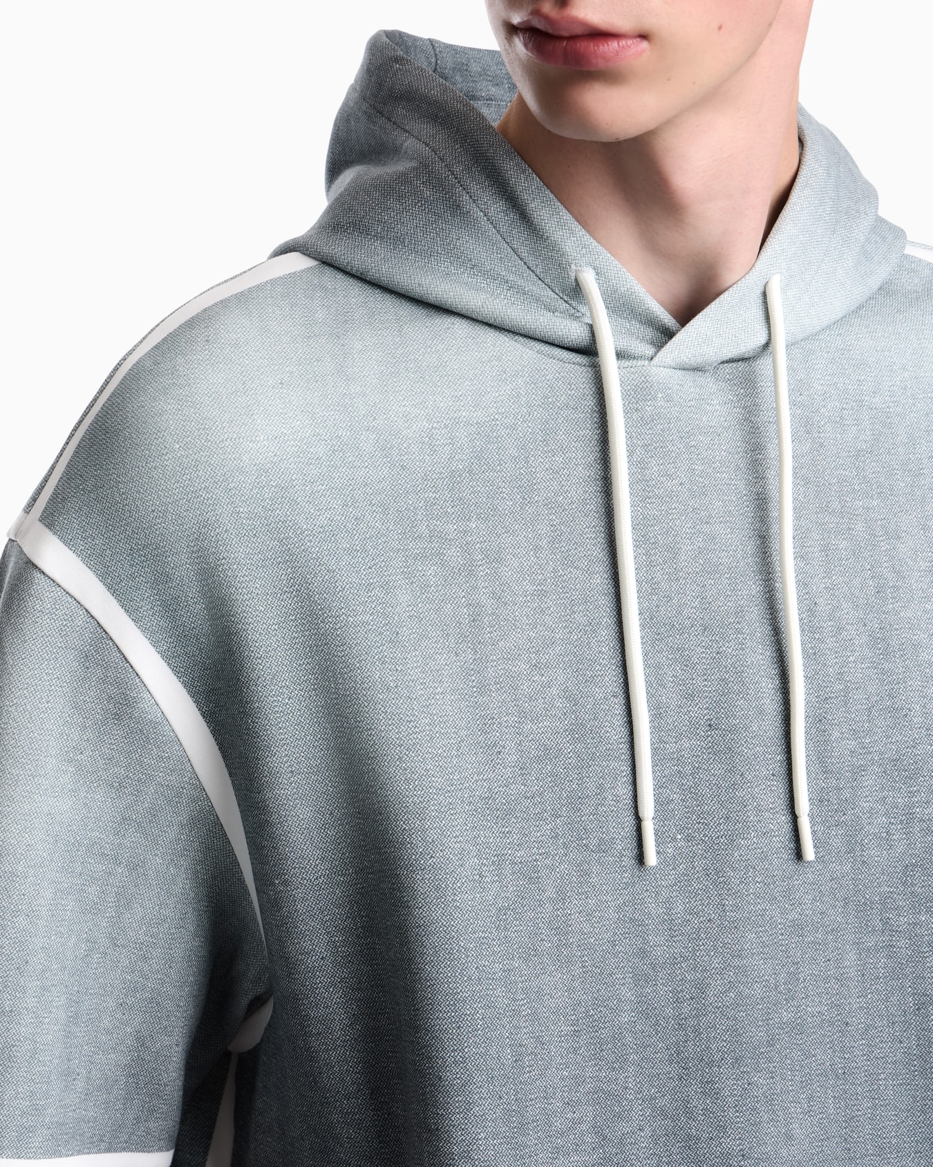 Oversized sweatshirt in gradient double jersey Slide 6