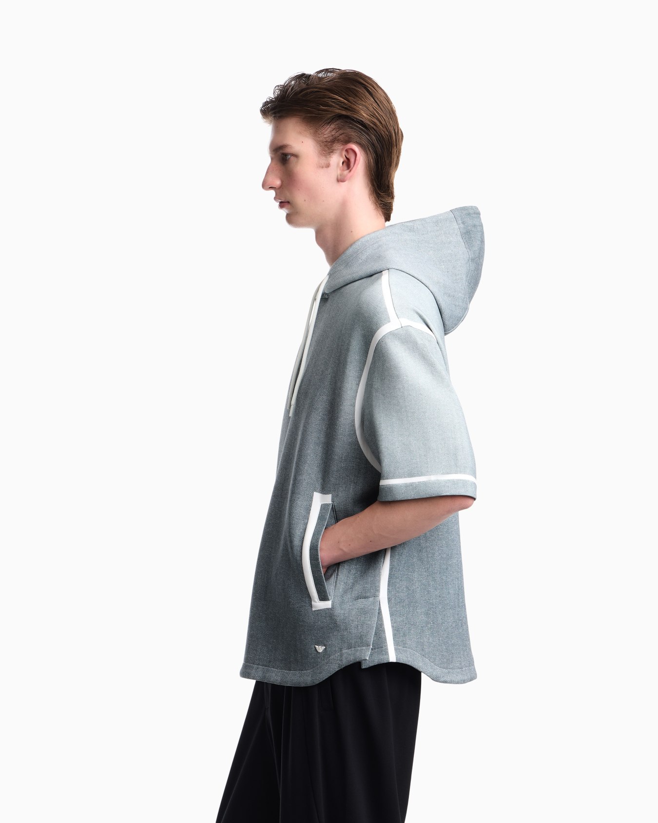 Oversized sweatshirt in gradient double jersey Slide 7