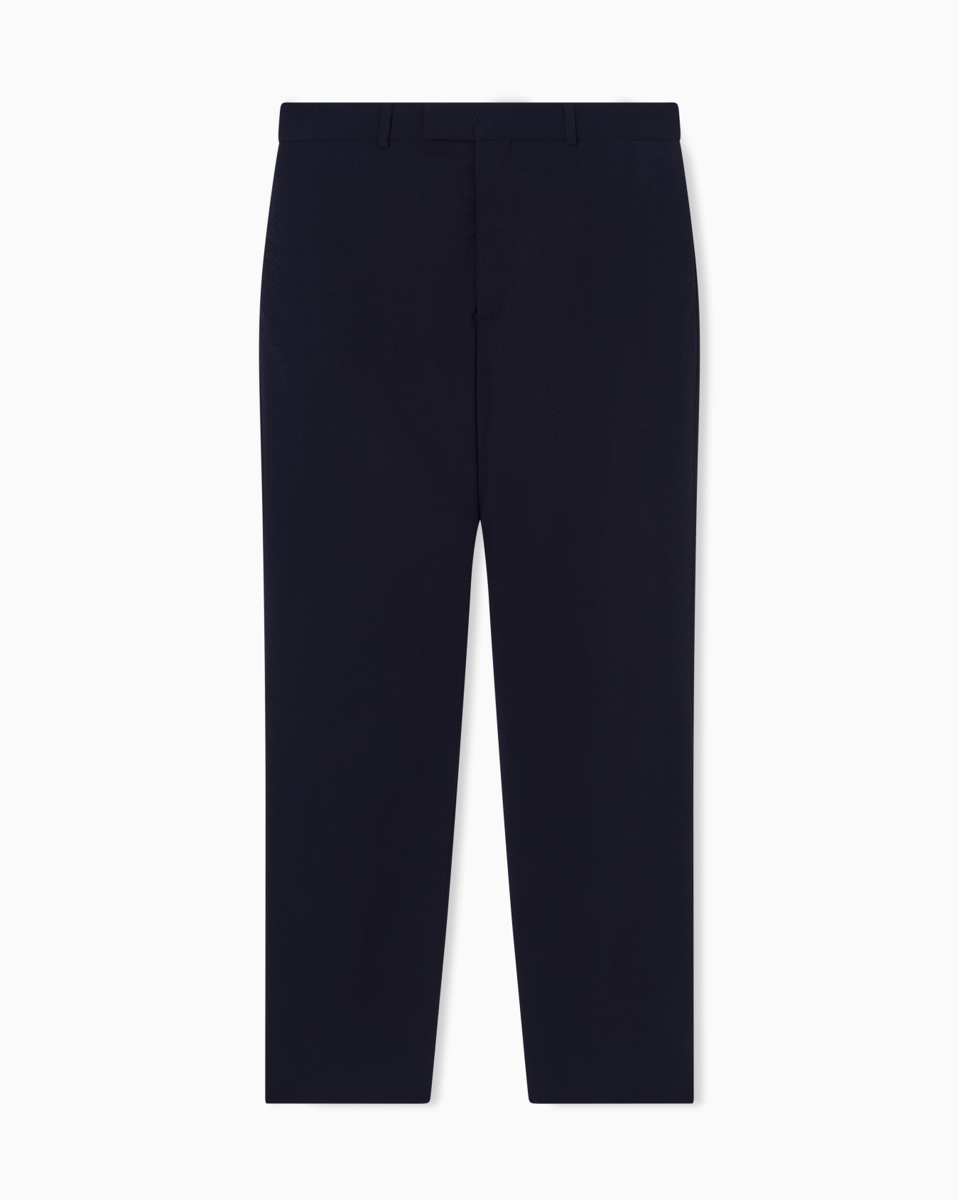 Stretch wool seersucker trousers Slide 0