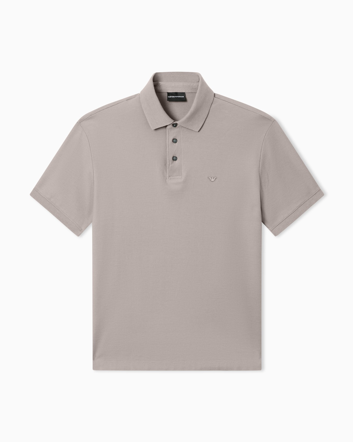 Regular fit piqué polo shirt Slide 0
