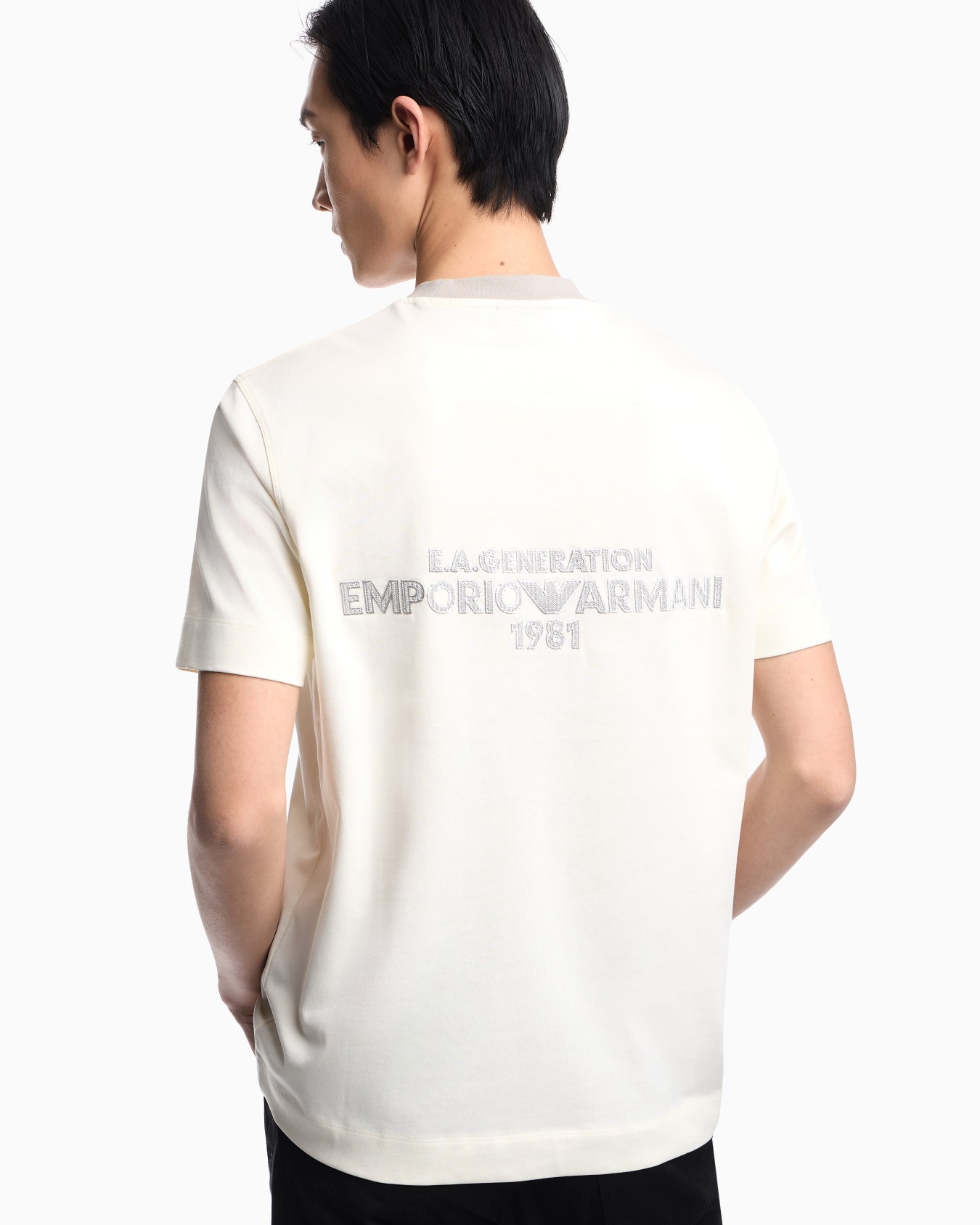 Camiseta de punto grueso con bordado EA Generation Diapositiva 4