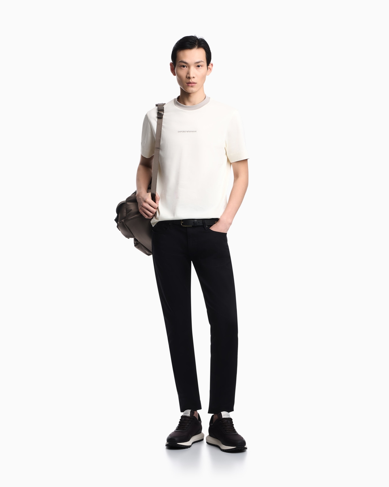 Heavy jersey T-shirt with EA Generation embroidery Slide 1