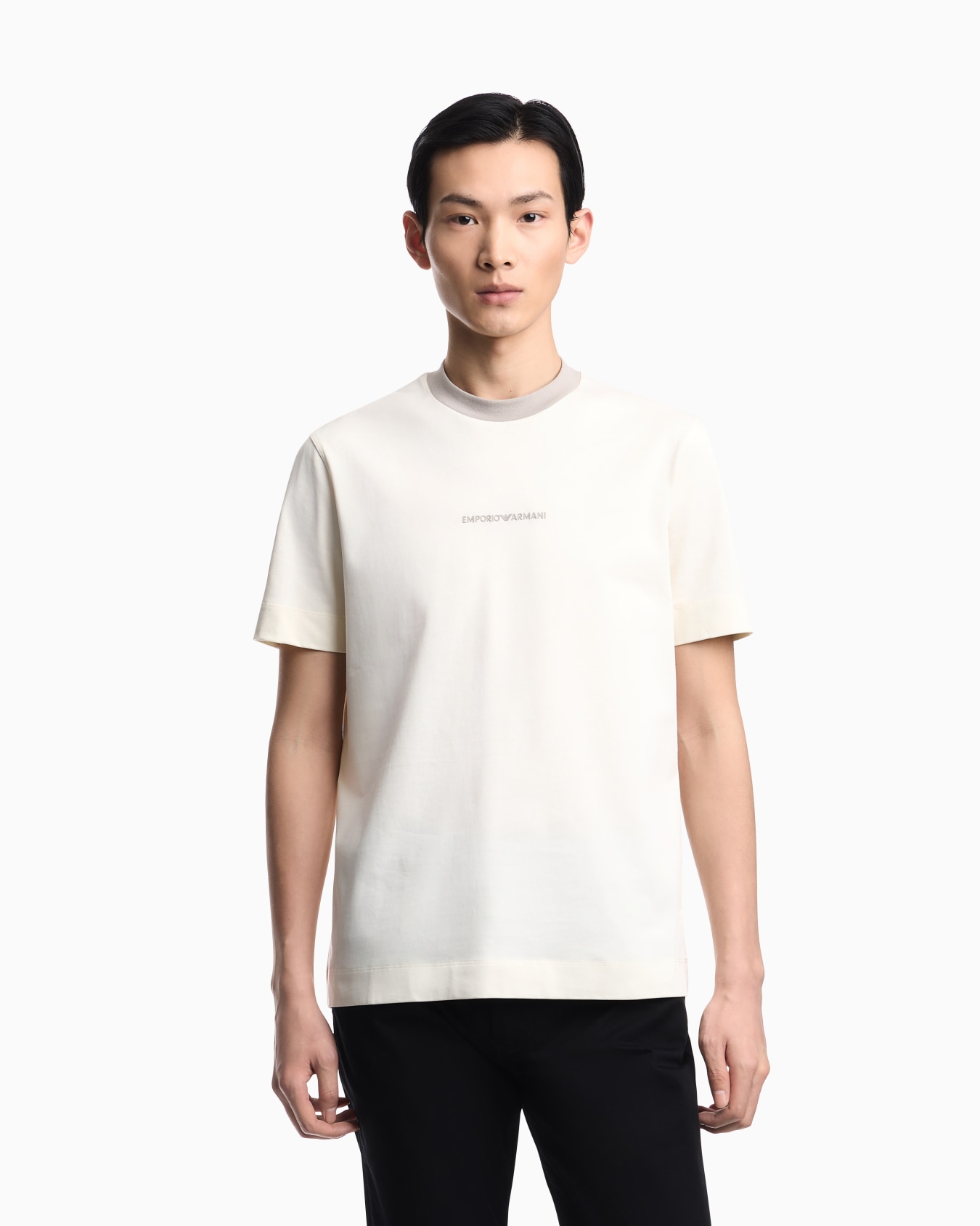 Heavy jersey T-shirt with EA Generation embroidery Slide 3