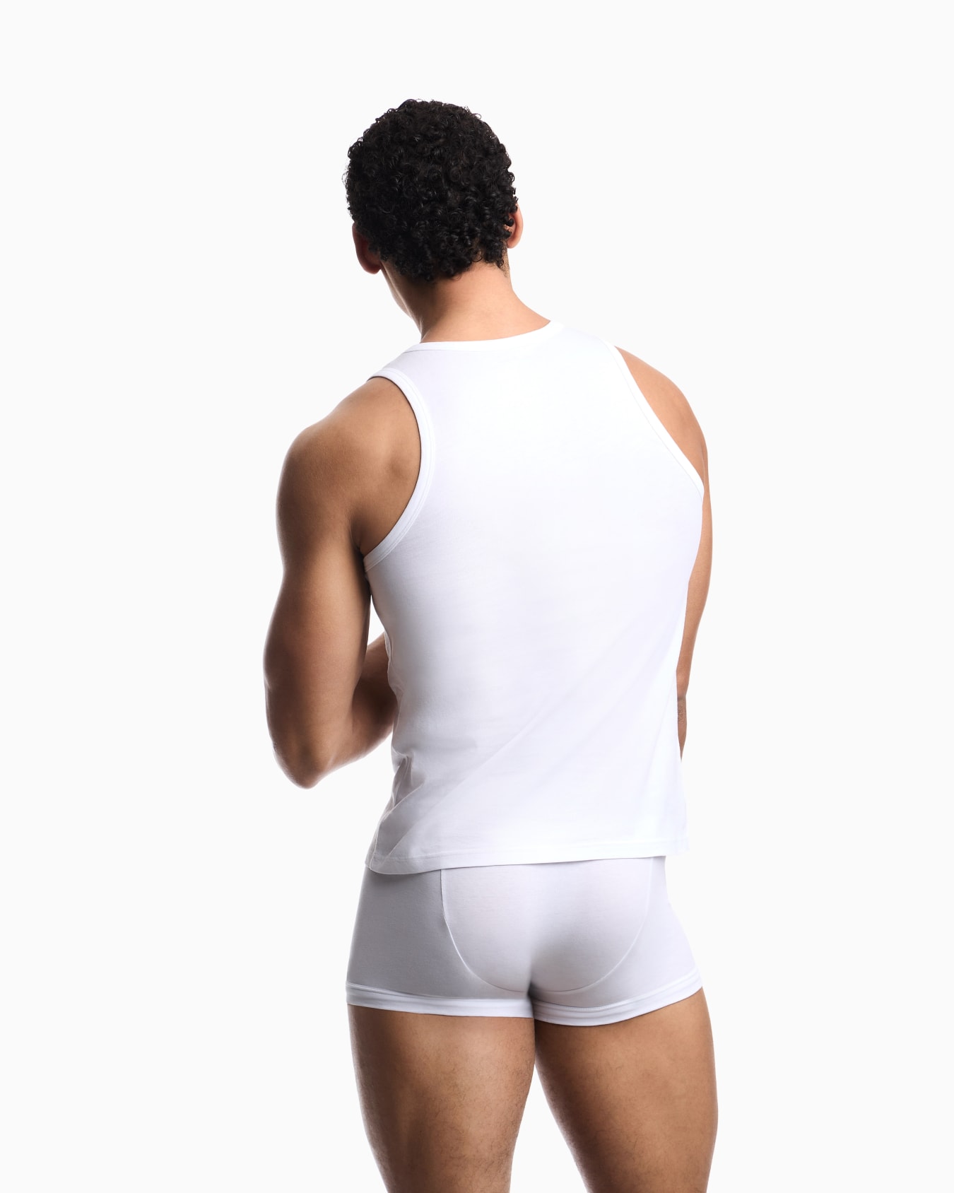 Two-pack of Essential jersey loungewear tank tops Slide 2