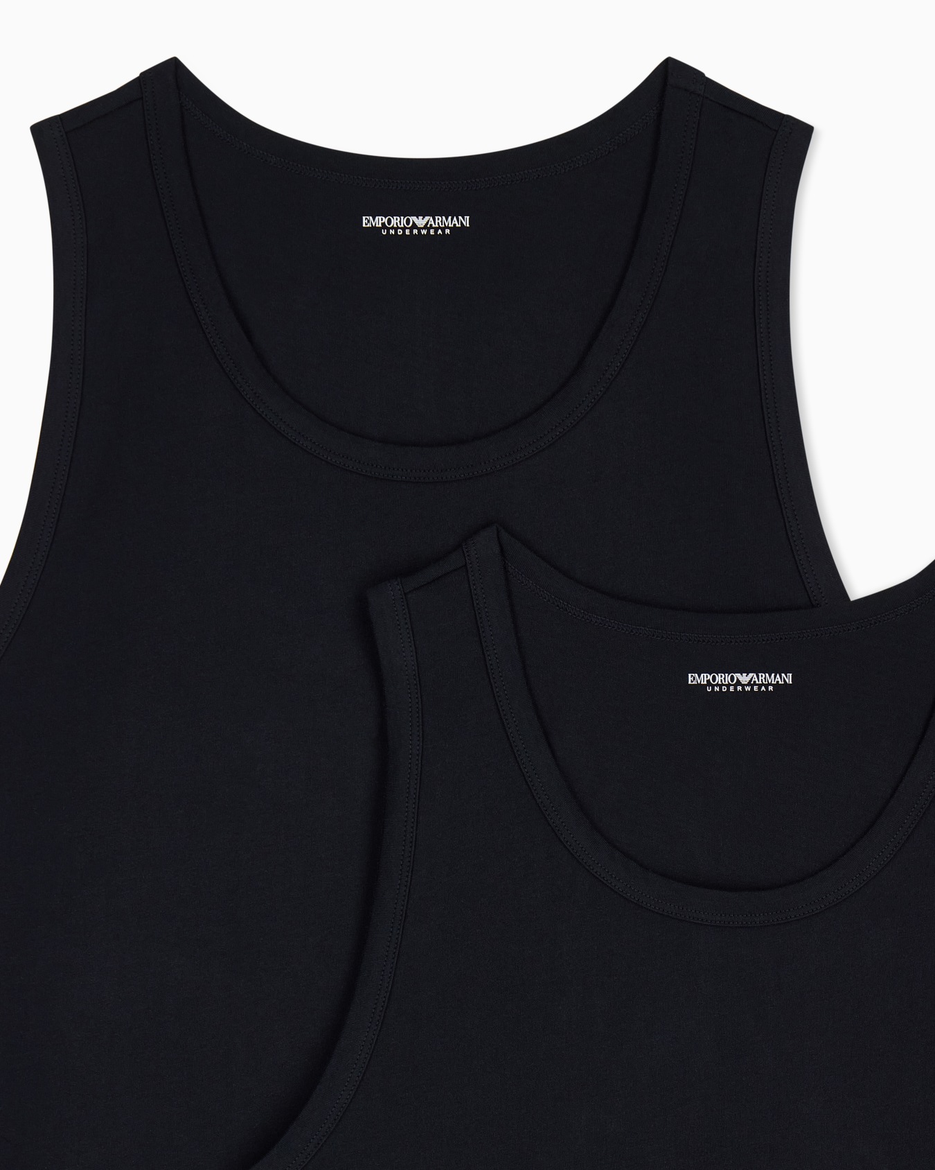 Two-pack of Essential jersey loungewear tank tops Slide 1