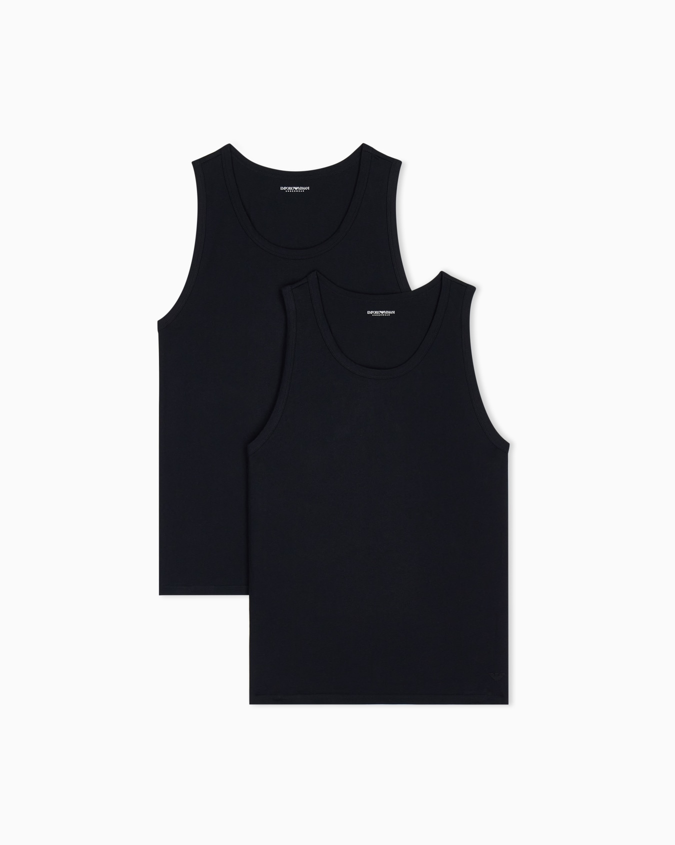 Two-pack of Essential jersey loungewear tank tops Slide 0