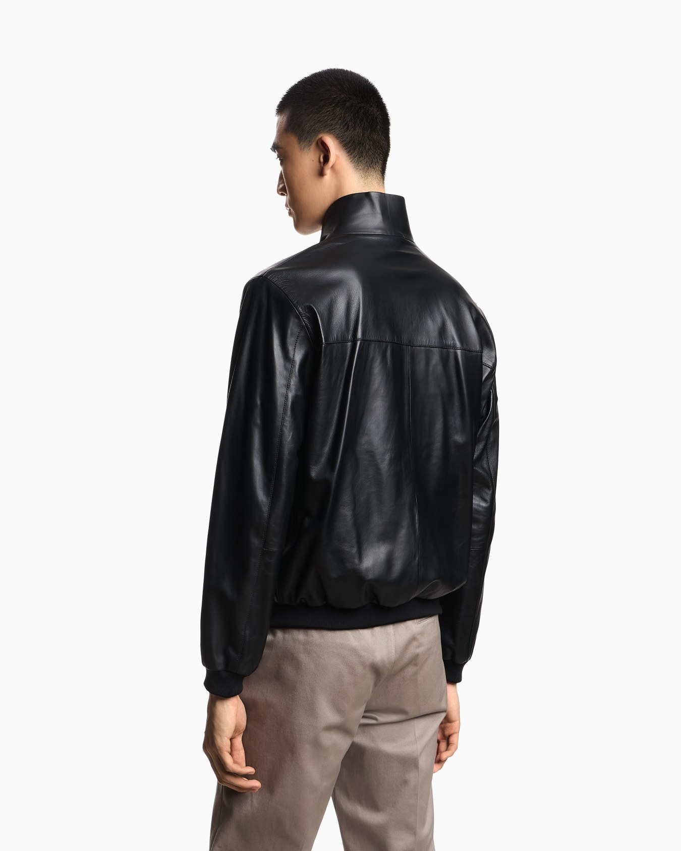 Glove-like nappa lambskin blouson Slide 2