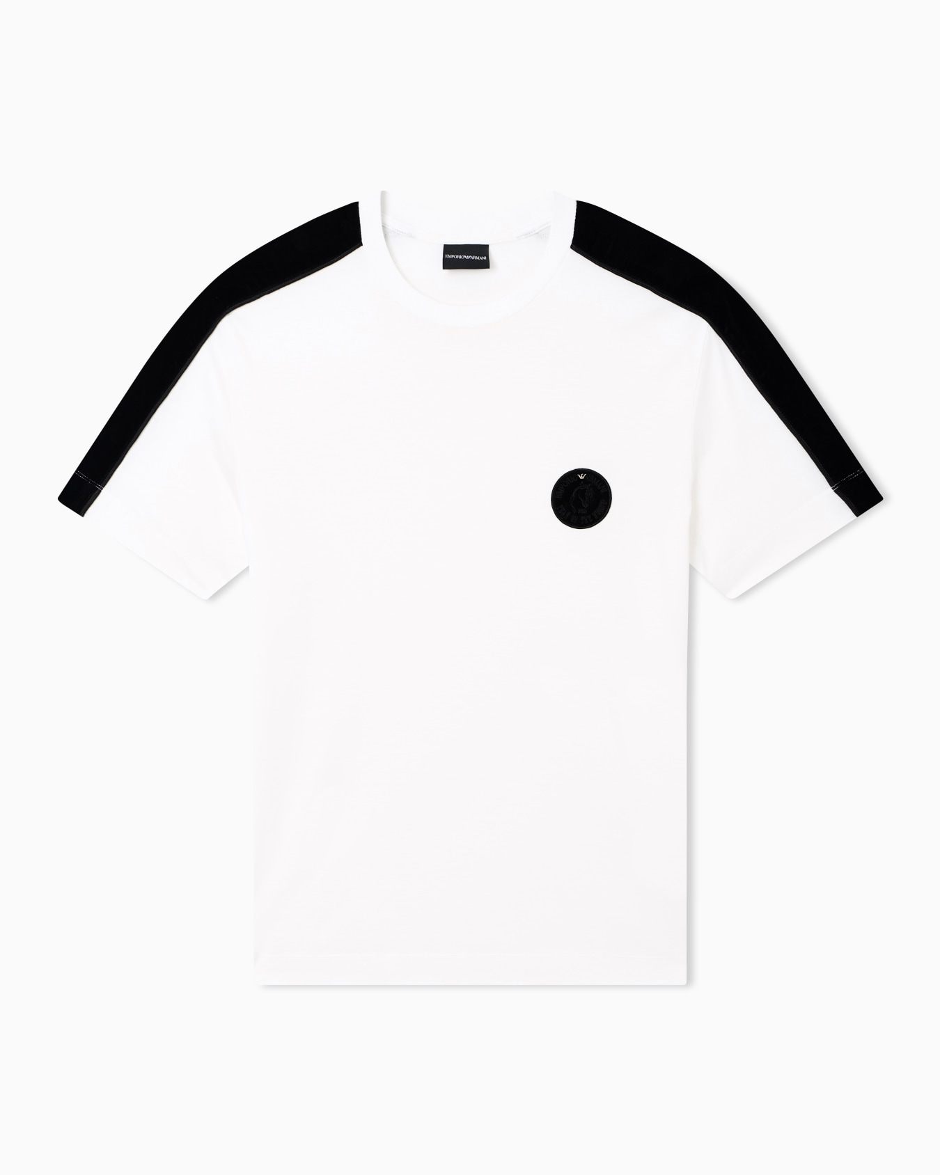 T-shirt in jersey misto lyocell con tape e patch Lunar New Year Slide 0