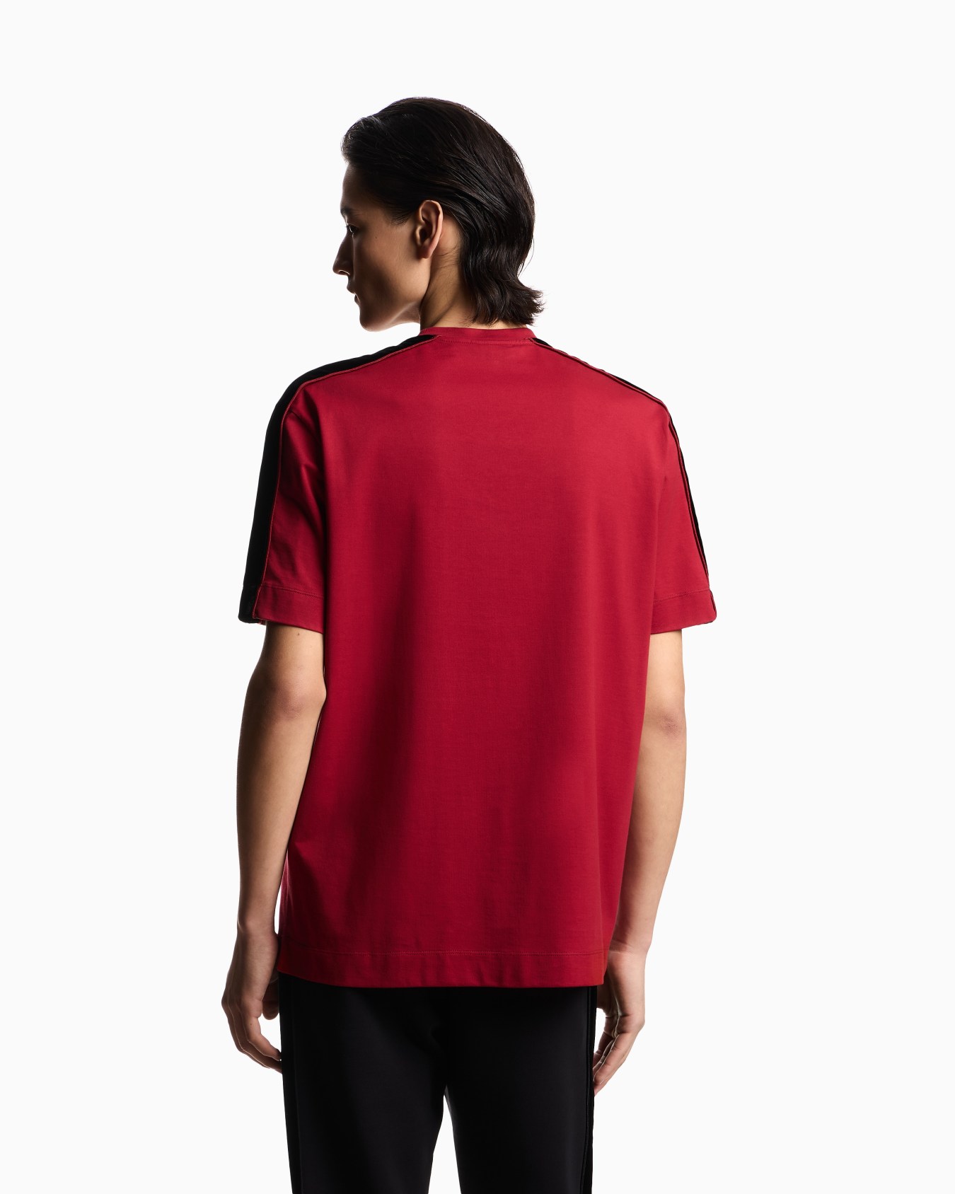 T-shirt in jersey misto lyocell con tape e patch Lunar New Year Slide 2