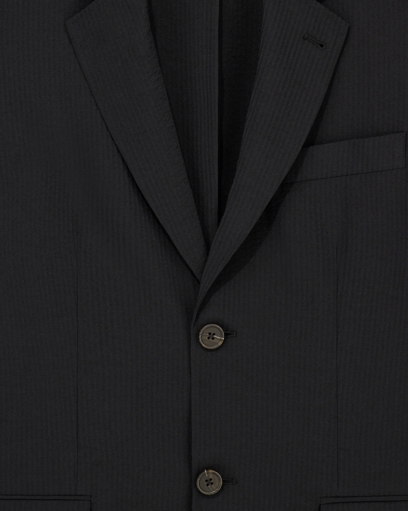 Single-breasted jacket in technical seersucker fabric Slide 2