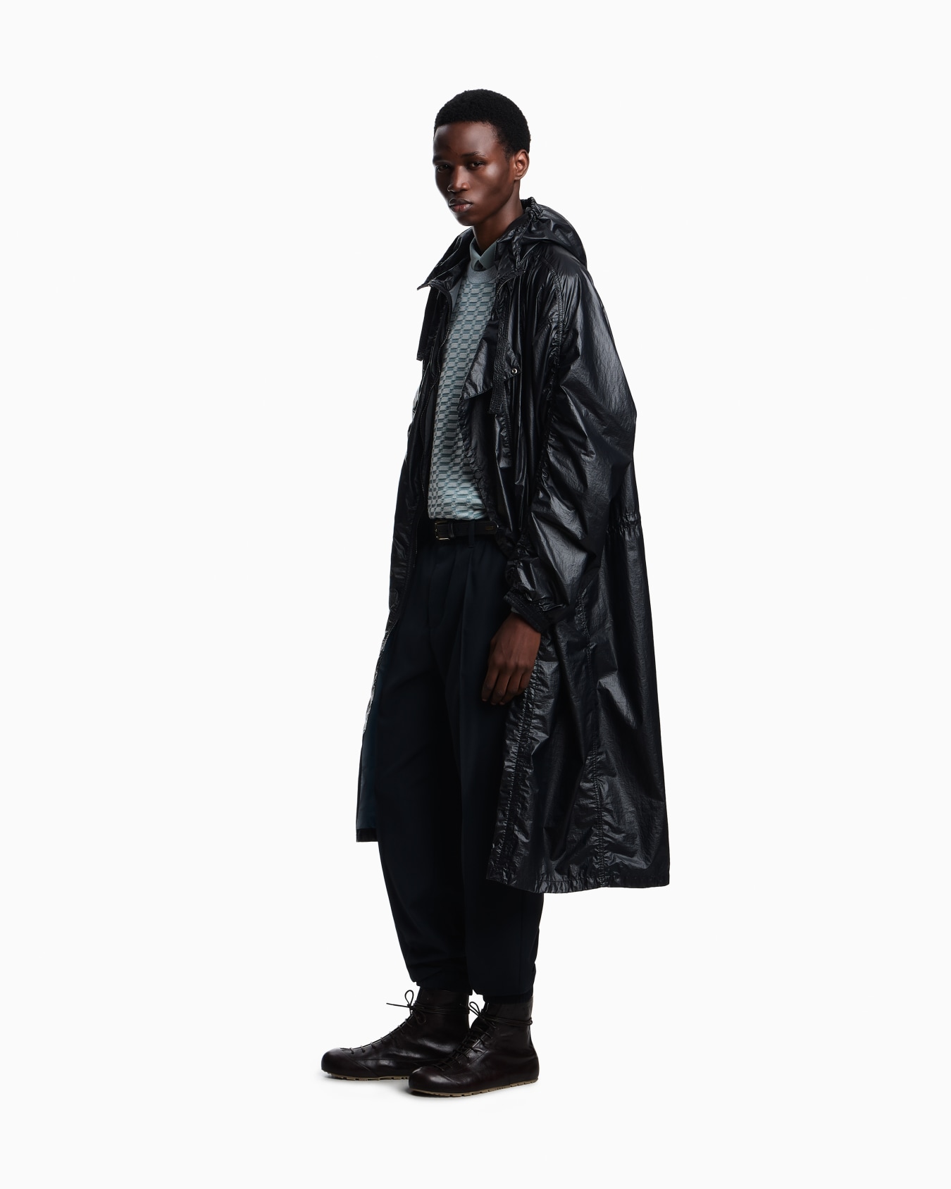 Pique polo shirt with eagle embroidery Slide 2