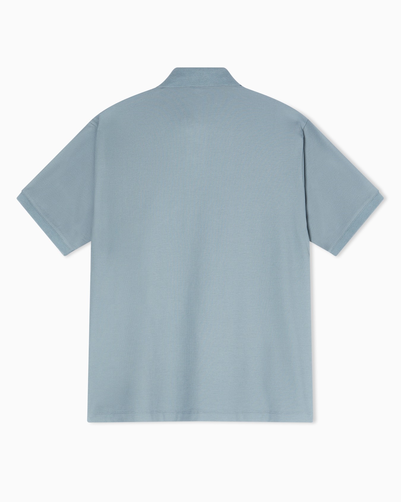 Pique polo shirt with eagle embroidery Slide 3