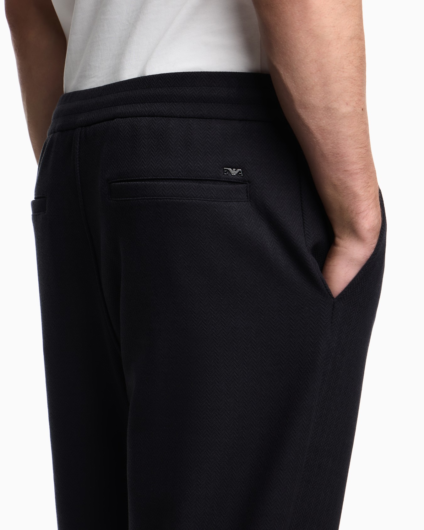 Jogginghose aus Interlock-Jacquard-Jersey aus einer Lyocell-Mischung  Folie 4