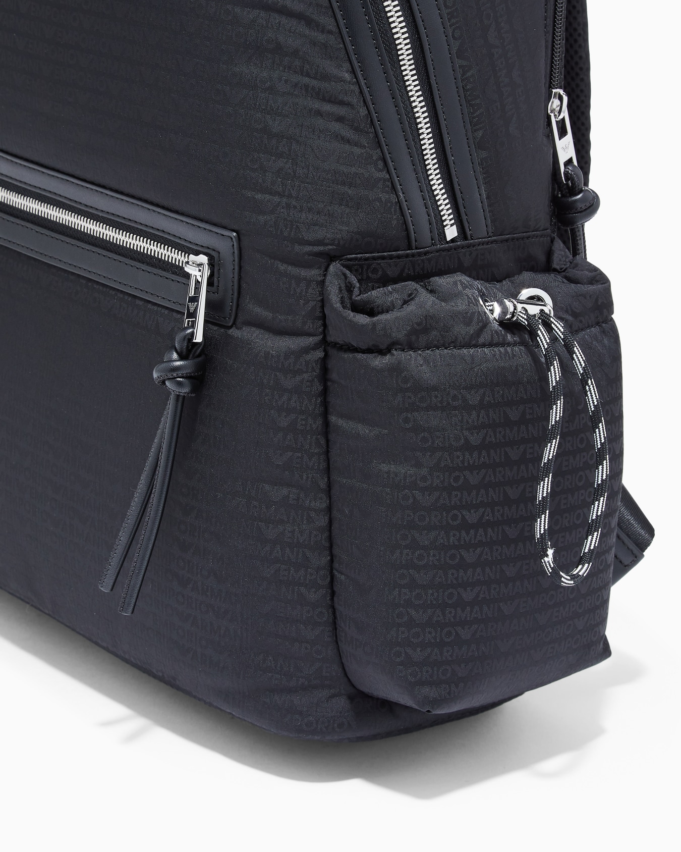 Nylon monogram lettering backpack Diapositiva 4