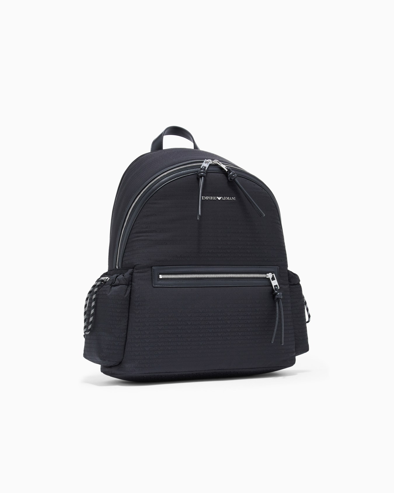 Nylon monogram lettering backpack Diapositiva 1