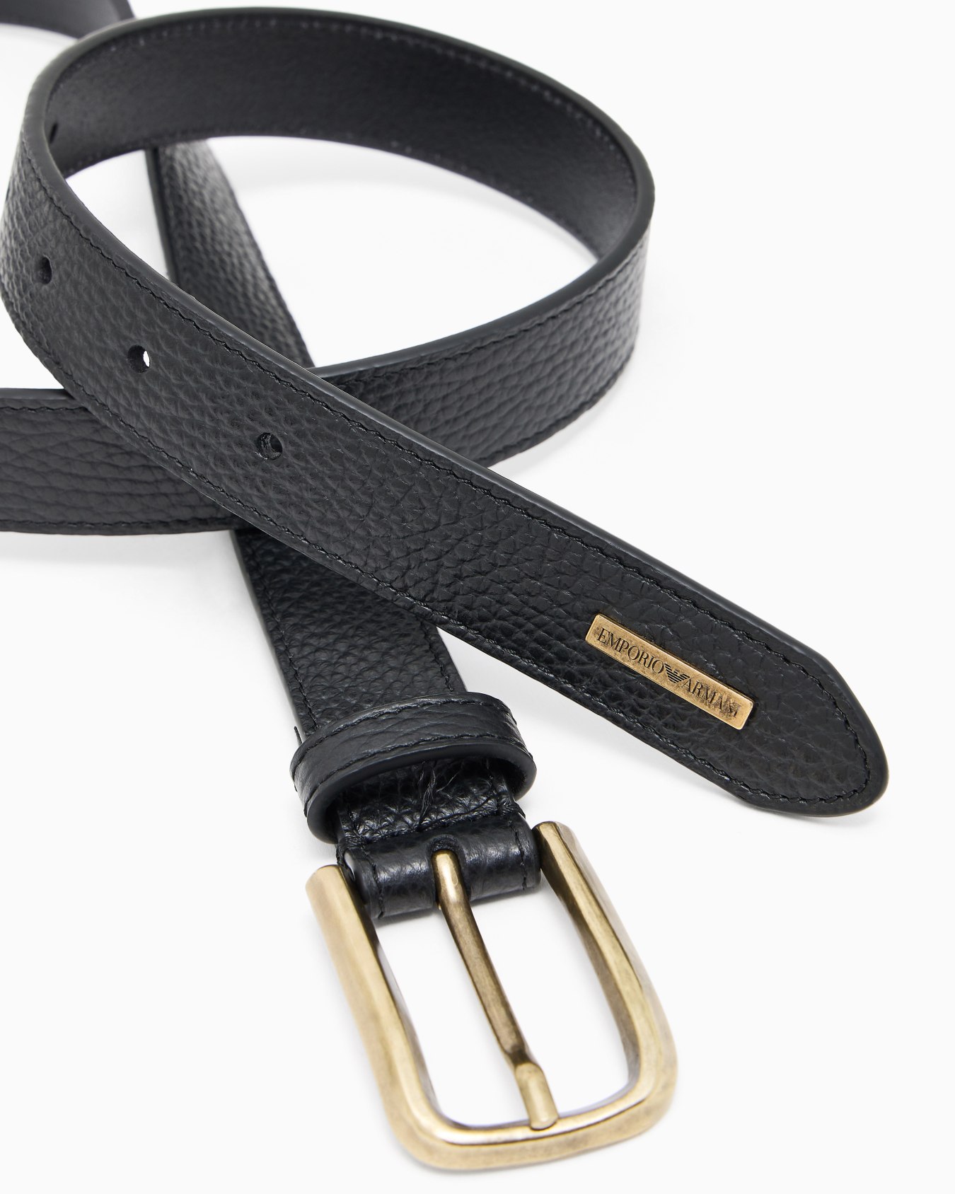 Palmellato-leather belt Slide 1