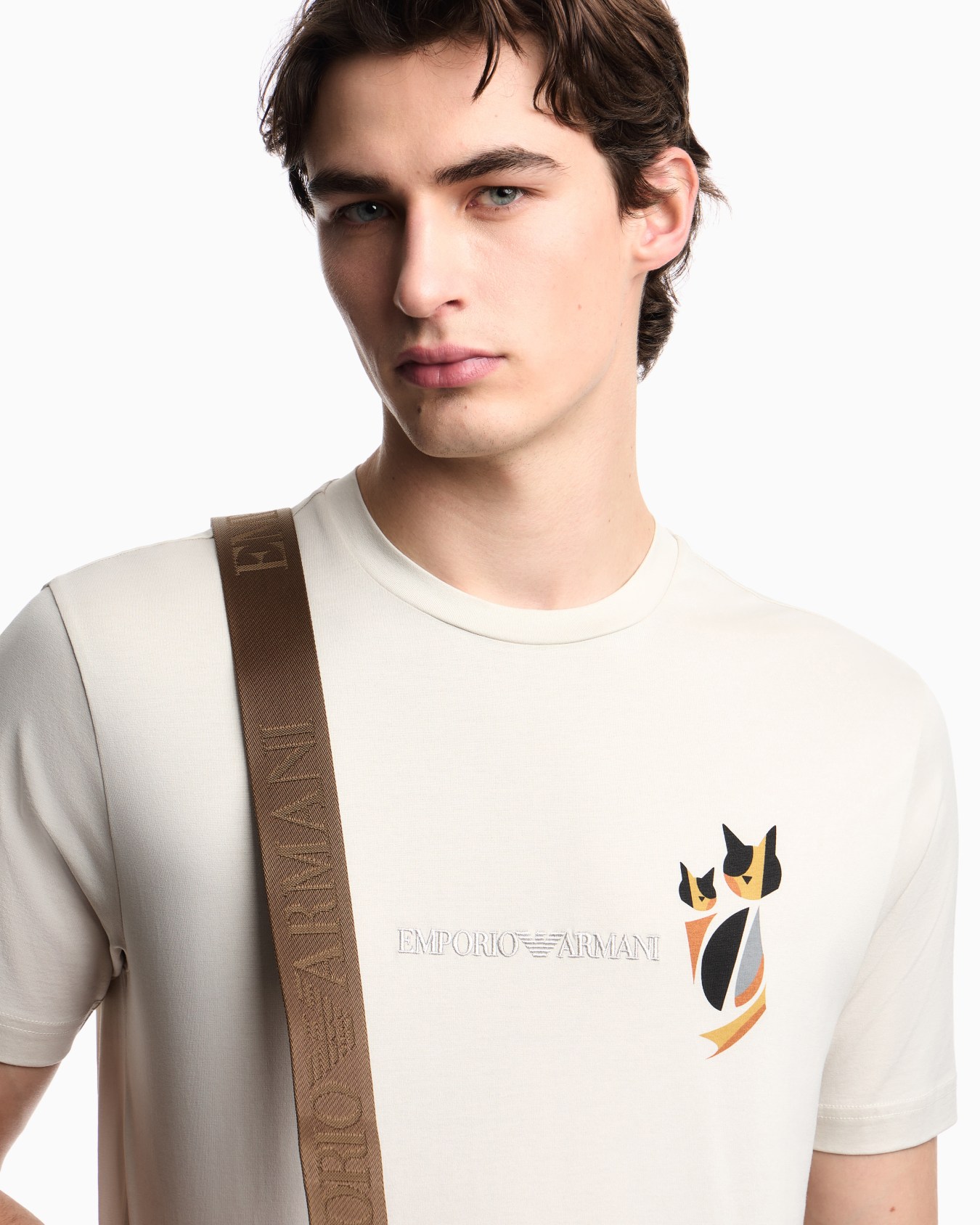 Après Tシャツ ジャージー ロゴ刺繍＆キャットプリント スライドする 5