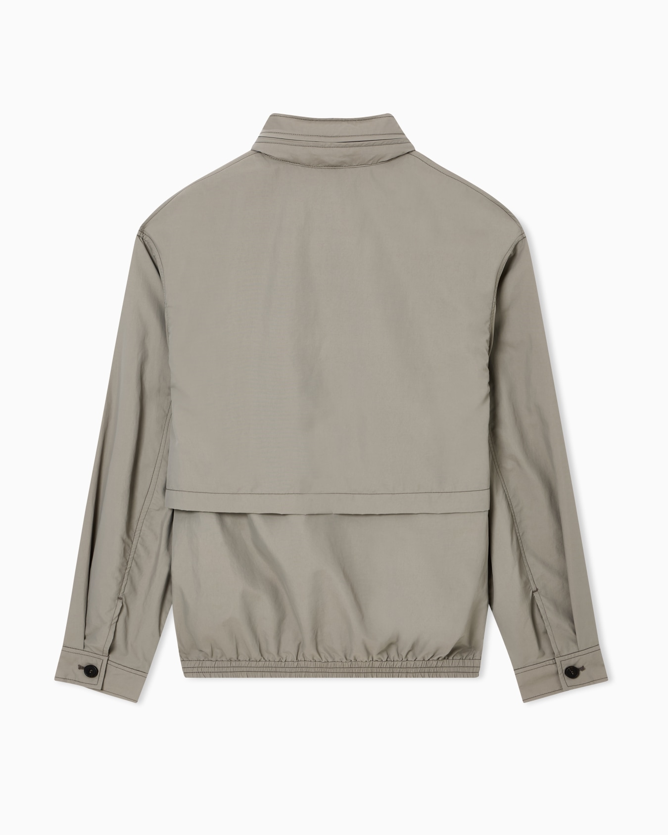 Polyamide and silk blouson Diapositiva 3