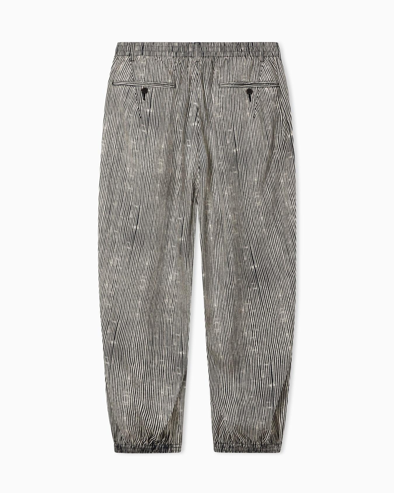 Printed fluid trousers in lyocell and viscose Slide 3