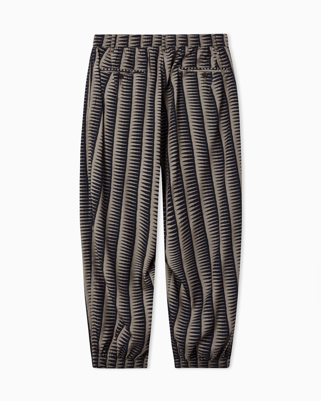 Printed fluid trousers in lyocell and viscose Slide 3