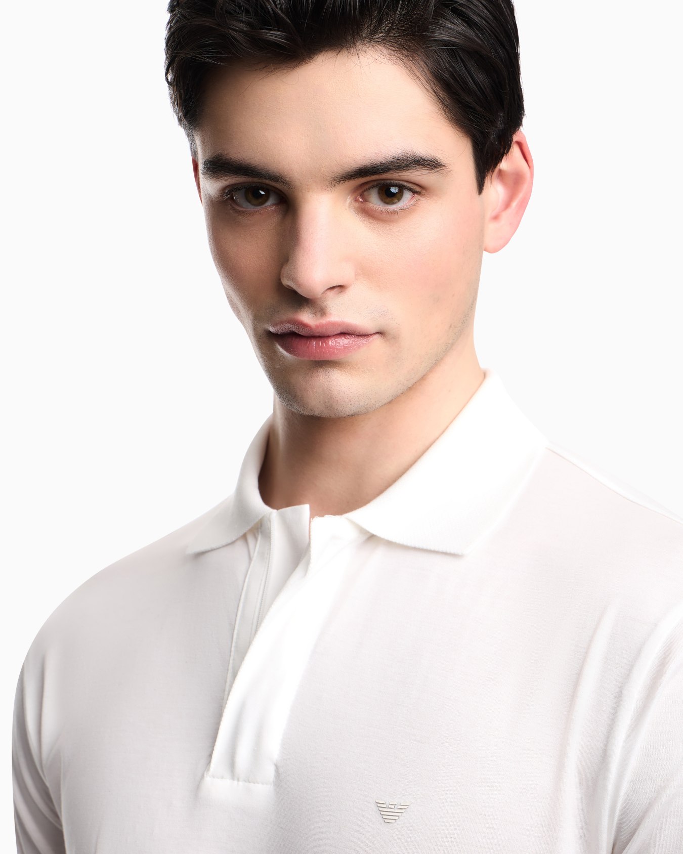 Polo en jersey mélange lyocell Travel Essential Diapositive 4