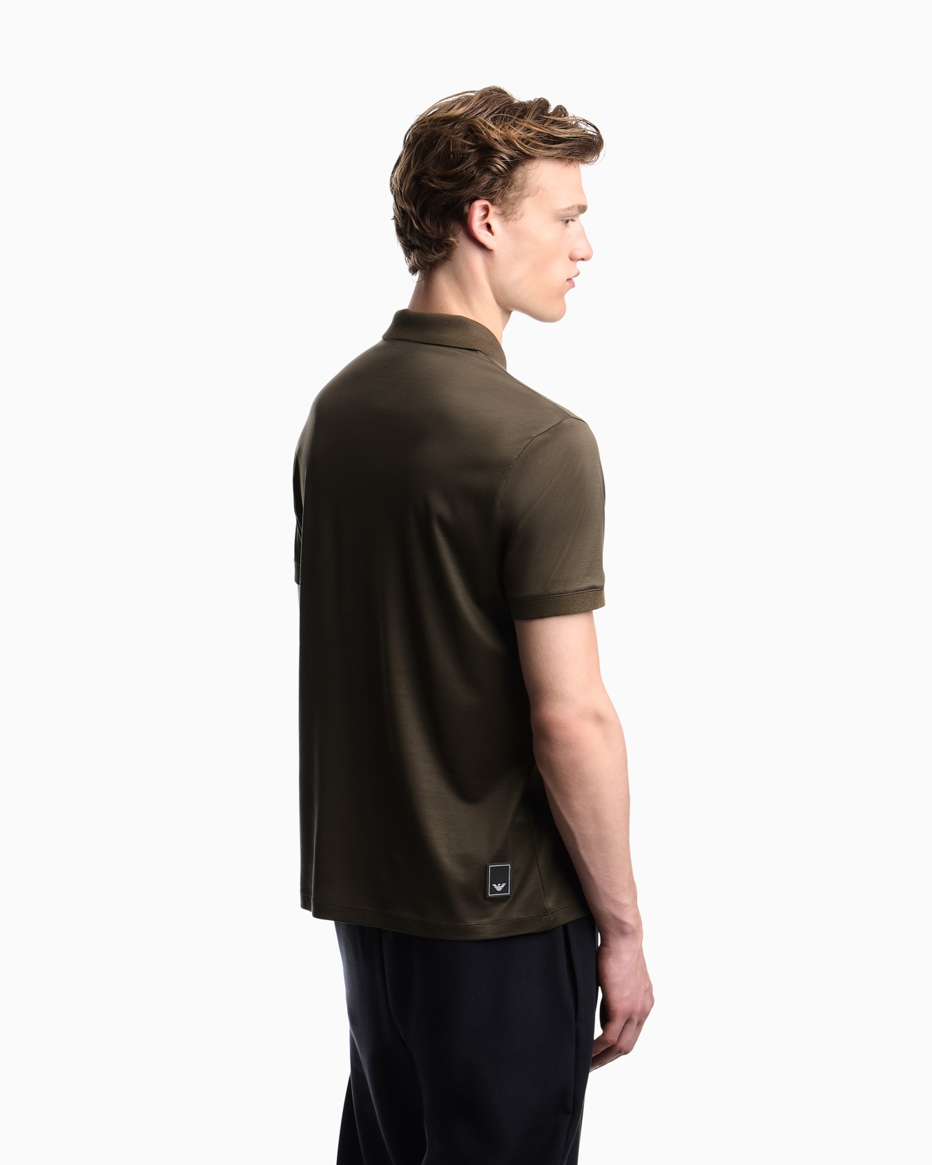 Travel Essential Lyocell-blend jersey polo shirt Slide 6