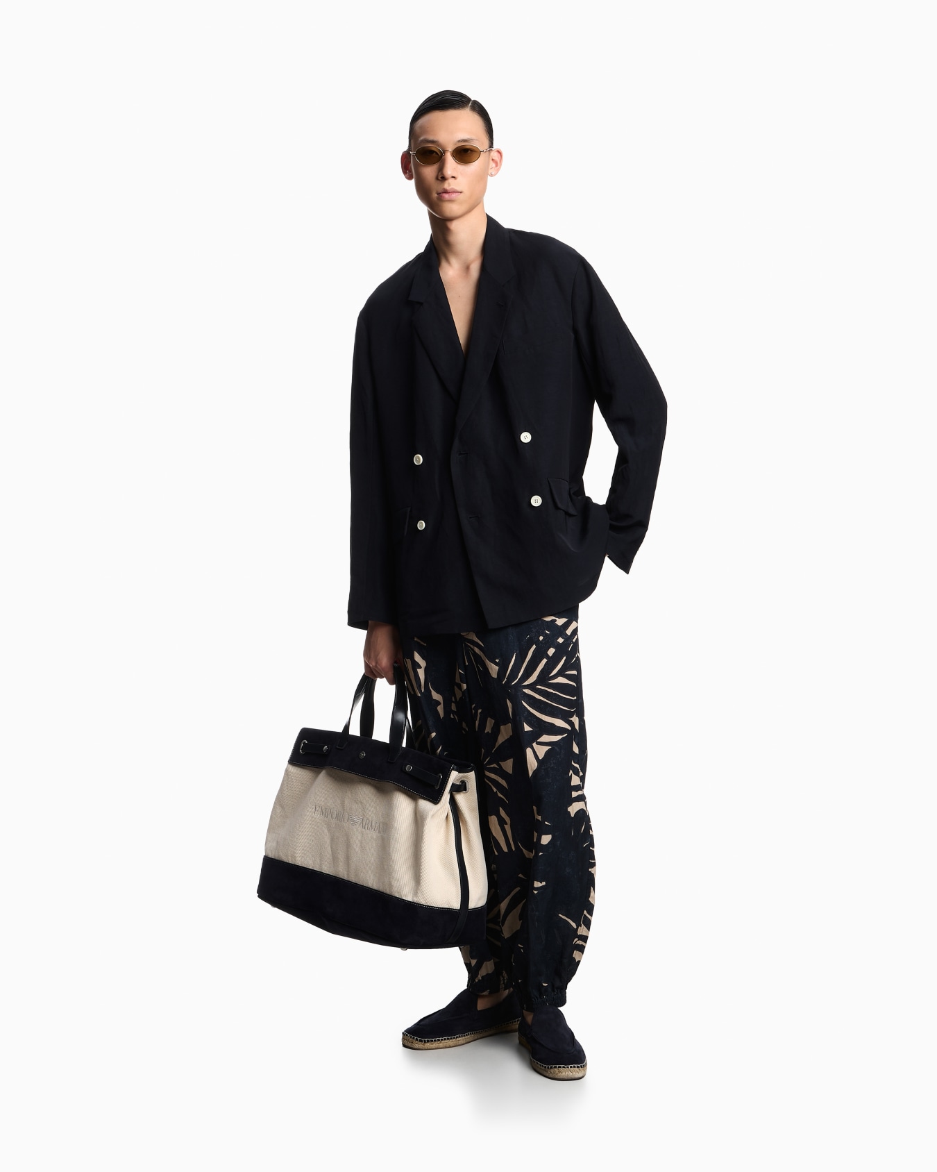 Cotton and linen jacket スライドする 2