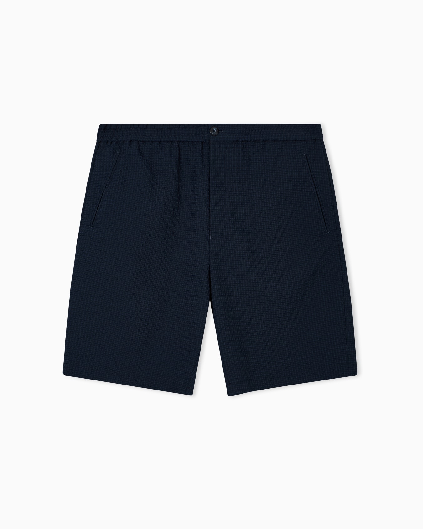 Bermuda shorts in technical seersucker Slide 0