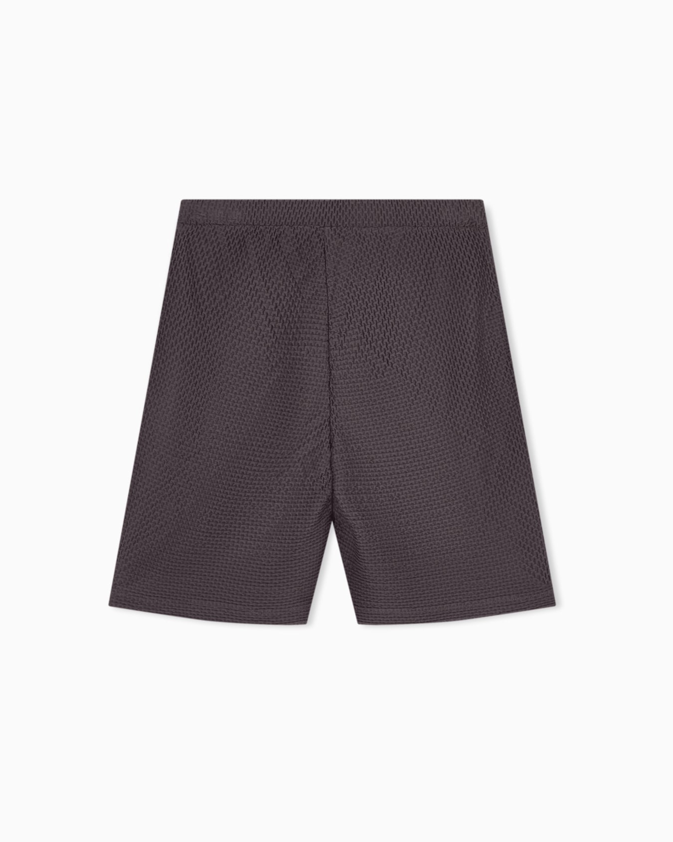 Bermuda shorts in embossed two-way stretch jersey Slide 1