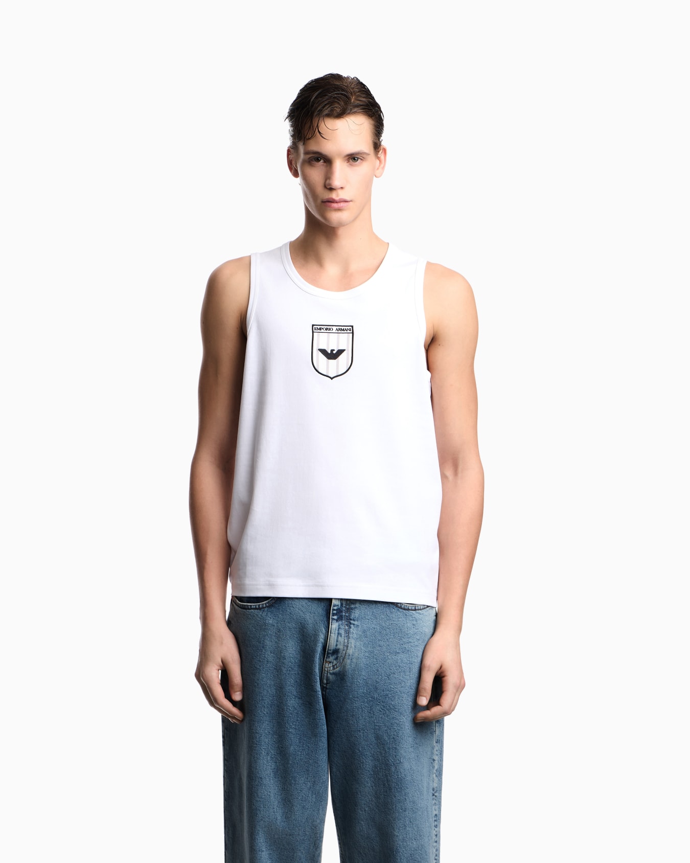 Cotton jersey tank top Slide 3