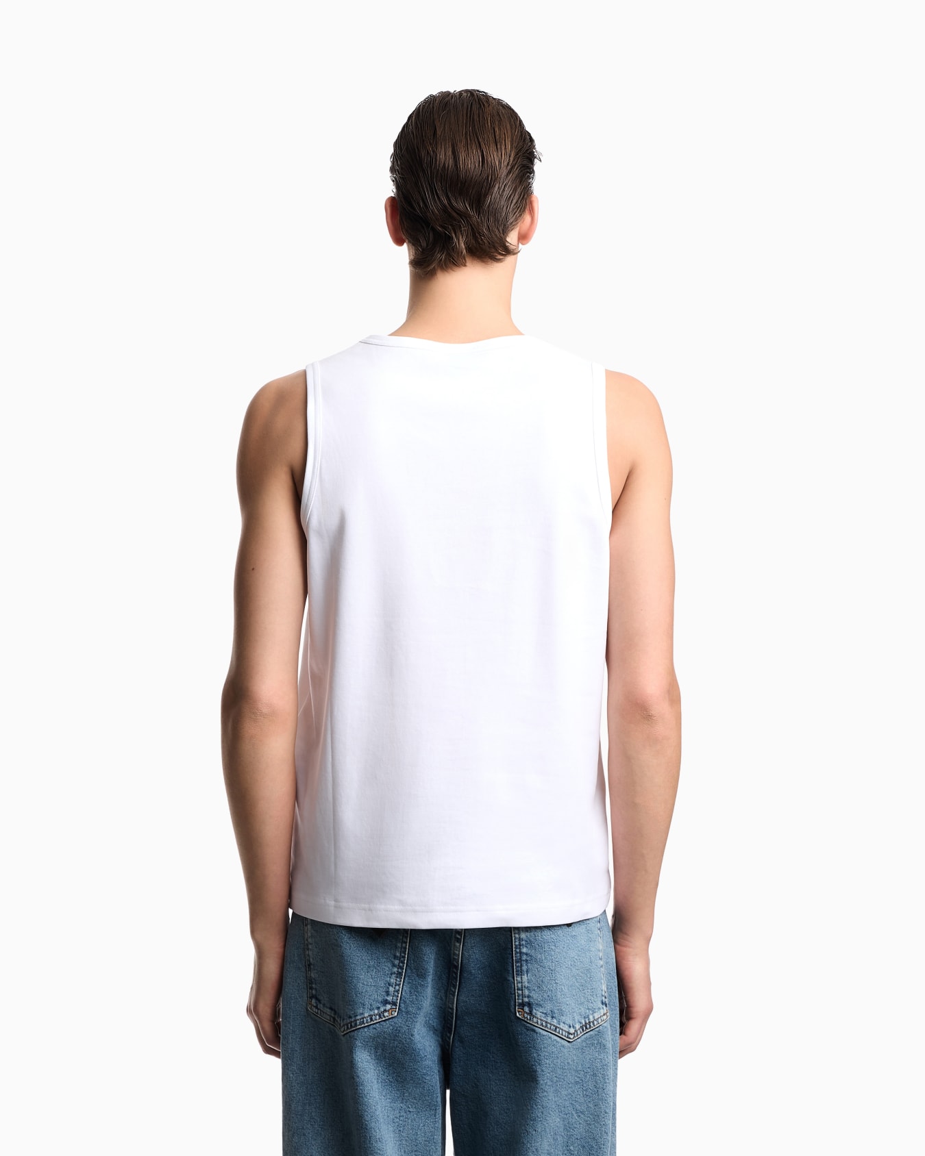 Cotton jersey tank top Slide 2