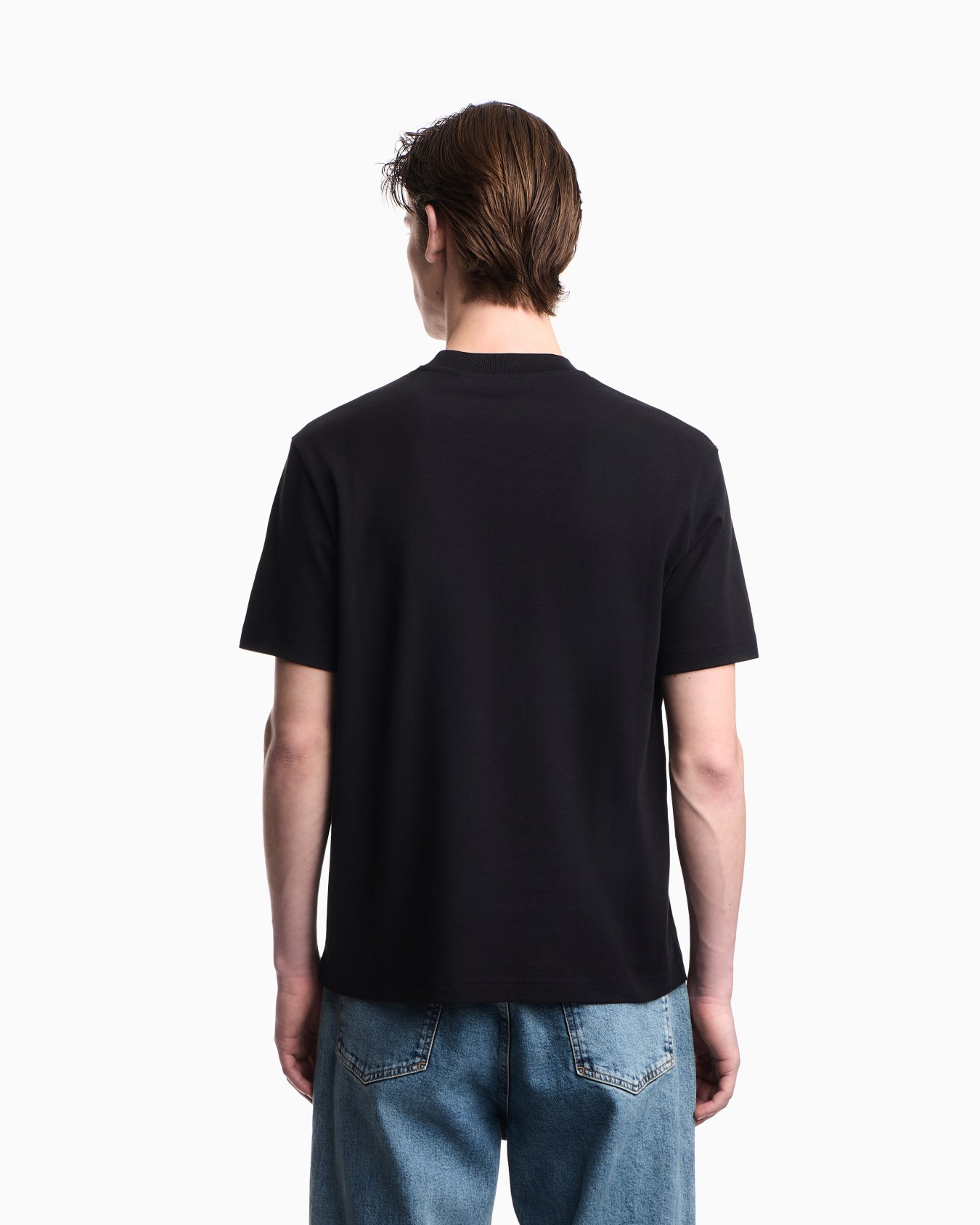 Icon interlock jersey T-shirt with embroidery Slide 3
