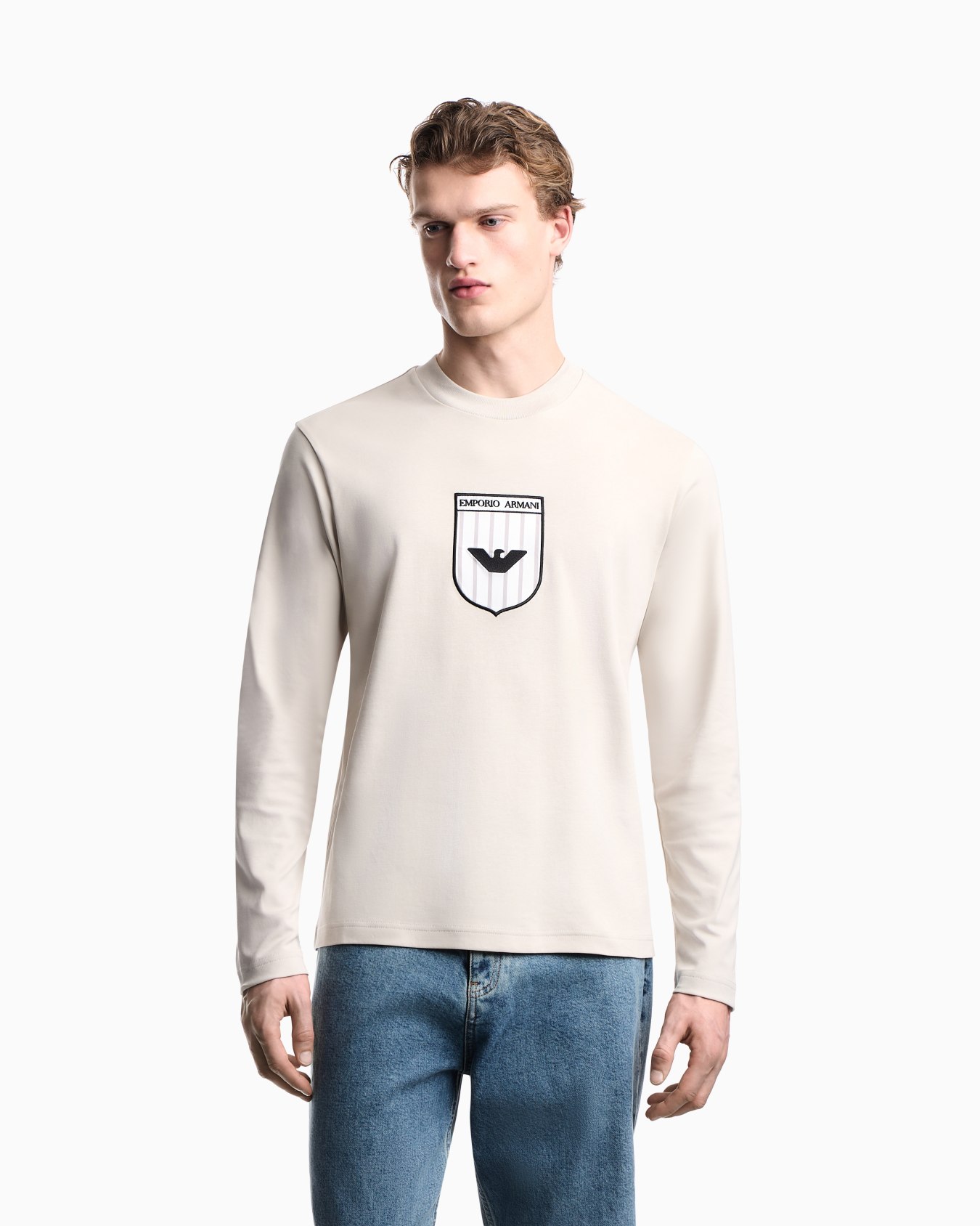 Jersey de punto interlock con bordado Icon Diapositiva 3