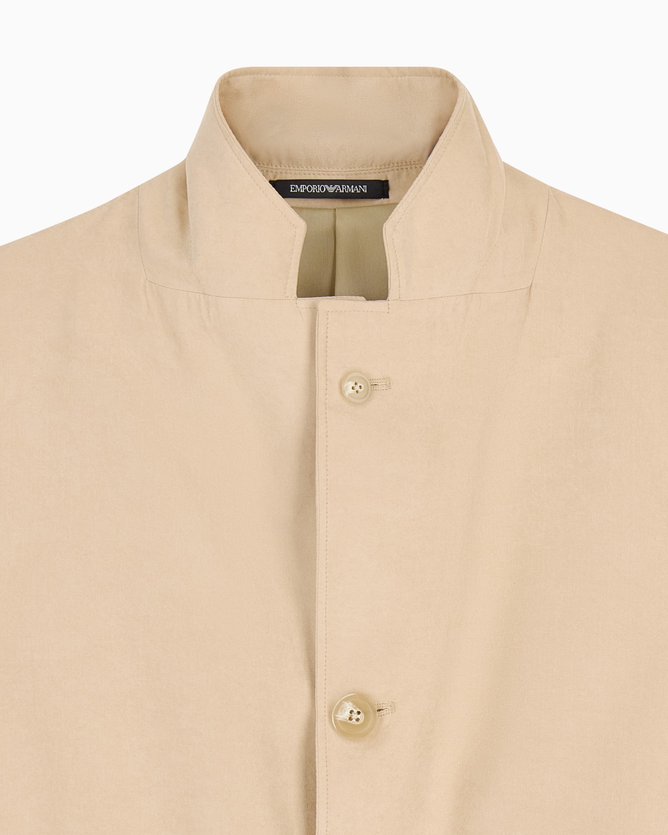 Single-breasted jacket in cupro-feel twill 슬라이드 4