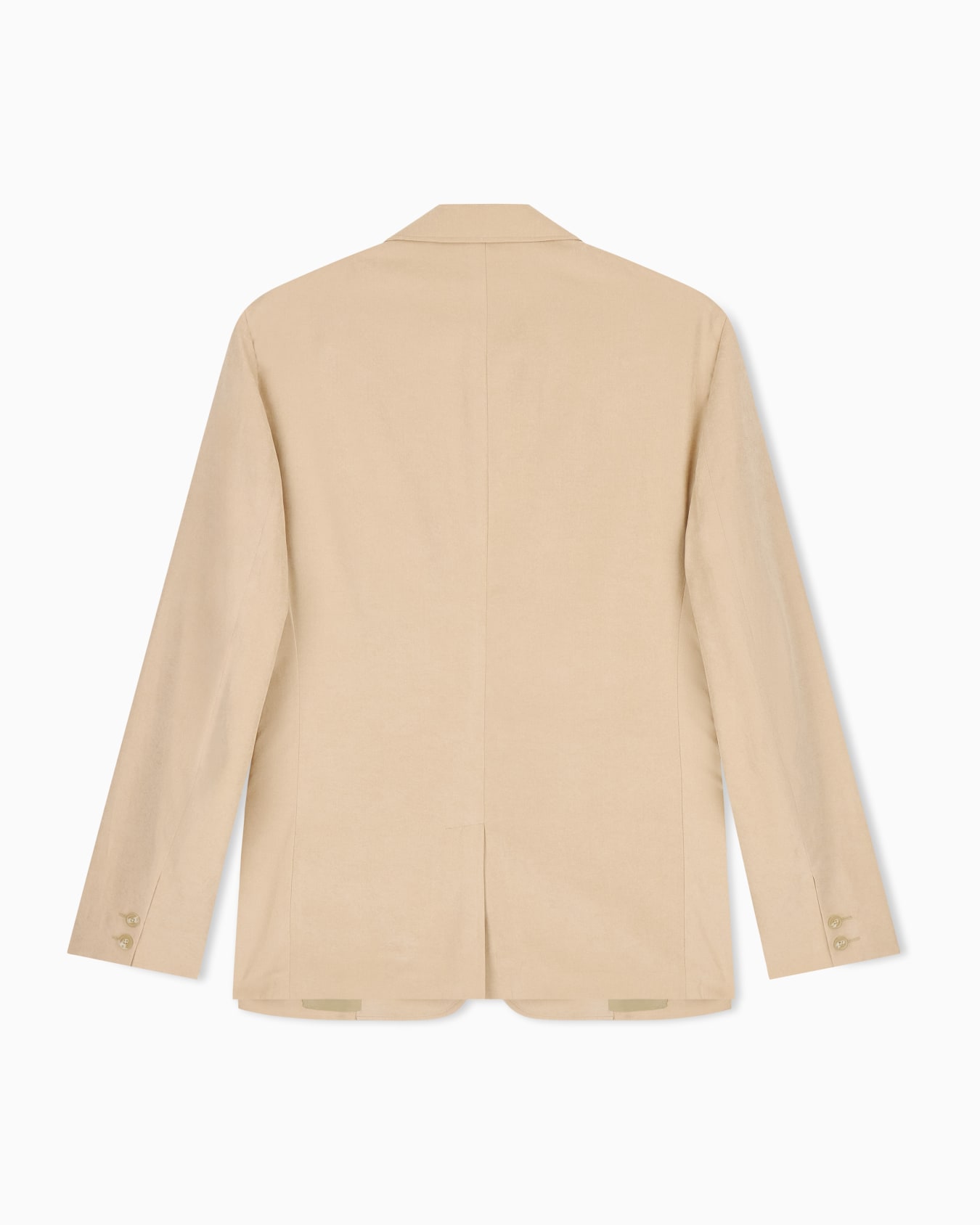 Single-breasted jacket in cupro-feel twill 슬라이드 2