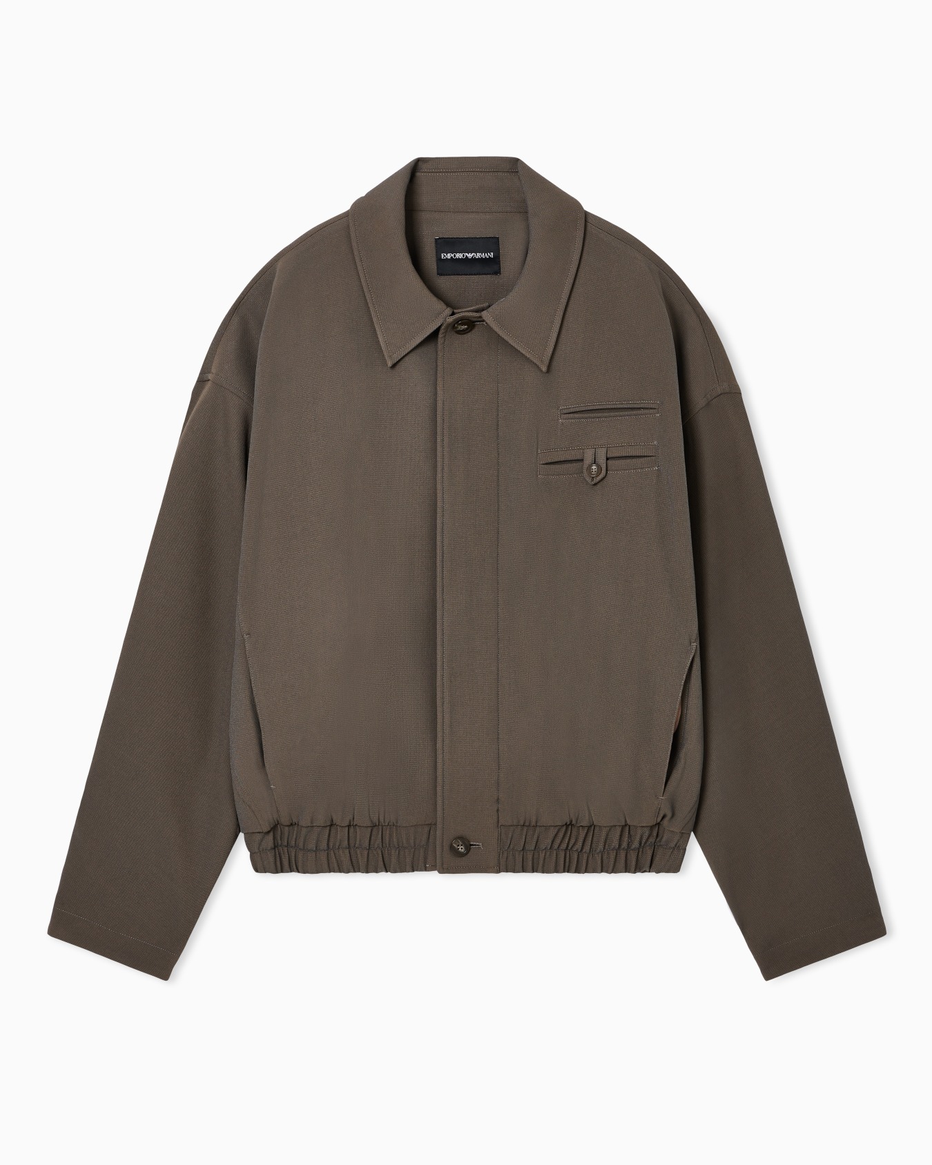 Compact bi-stretch fabric blouson Slide 0