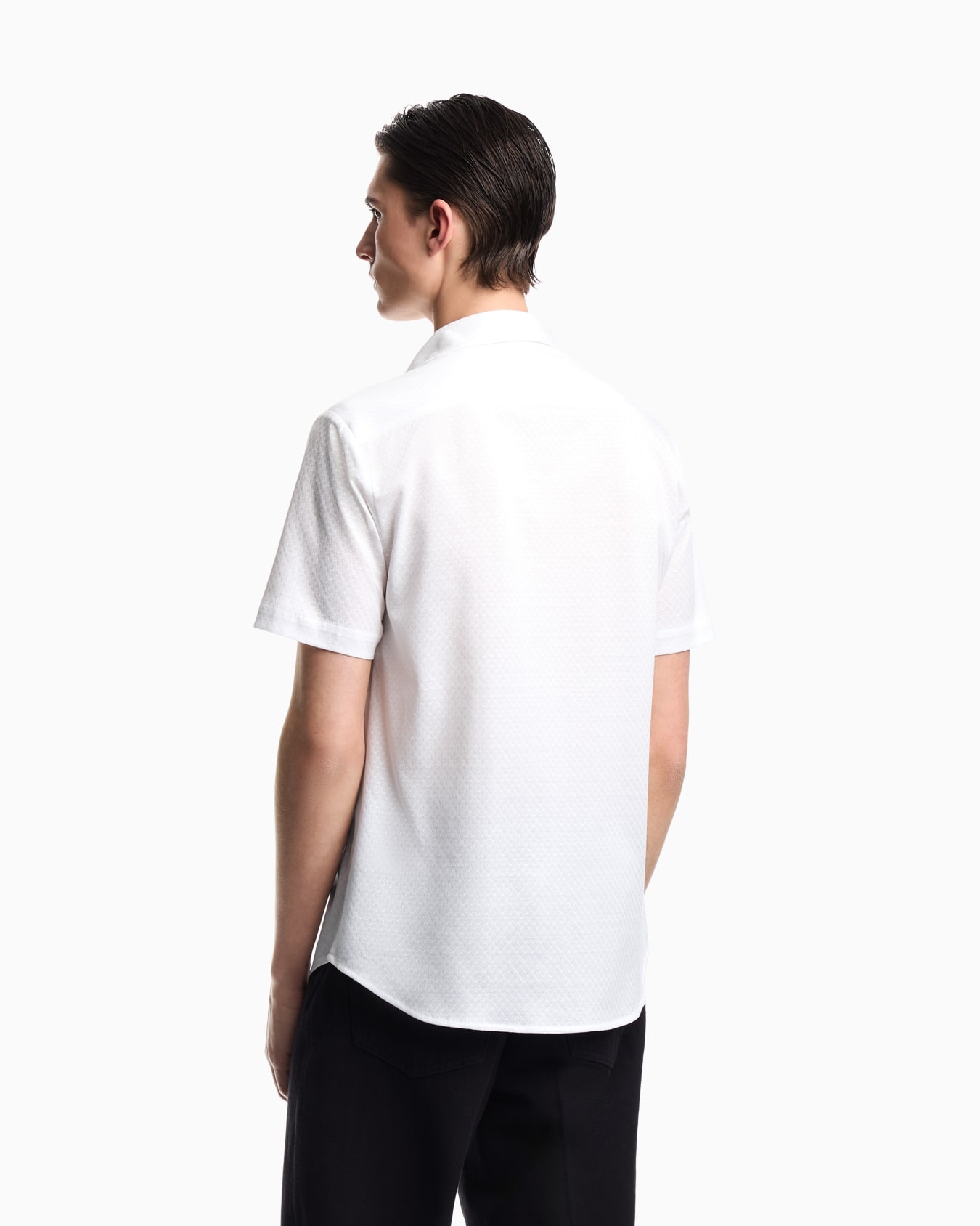 半袖ジャージーシャツ ガーメントダイ スライドする 3