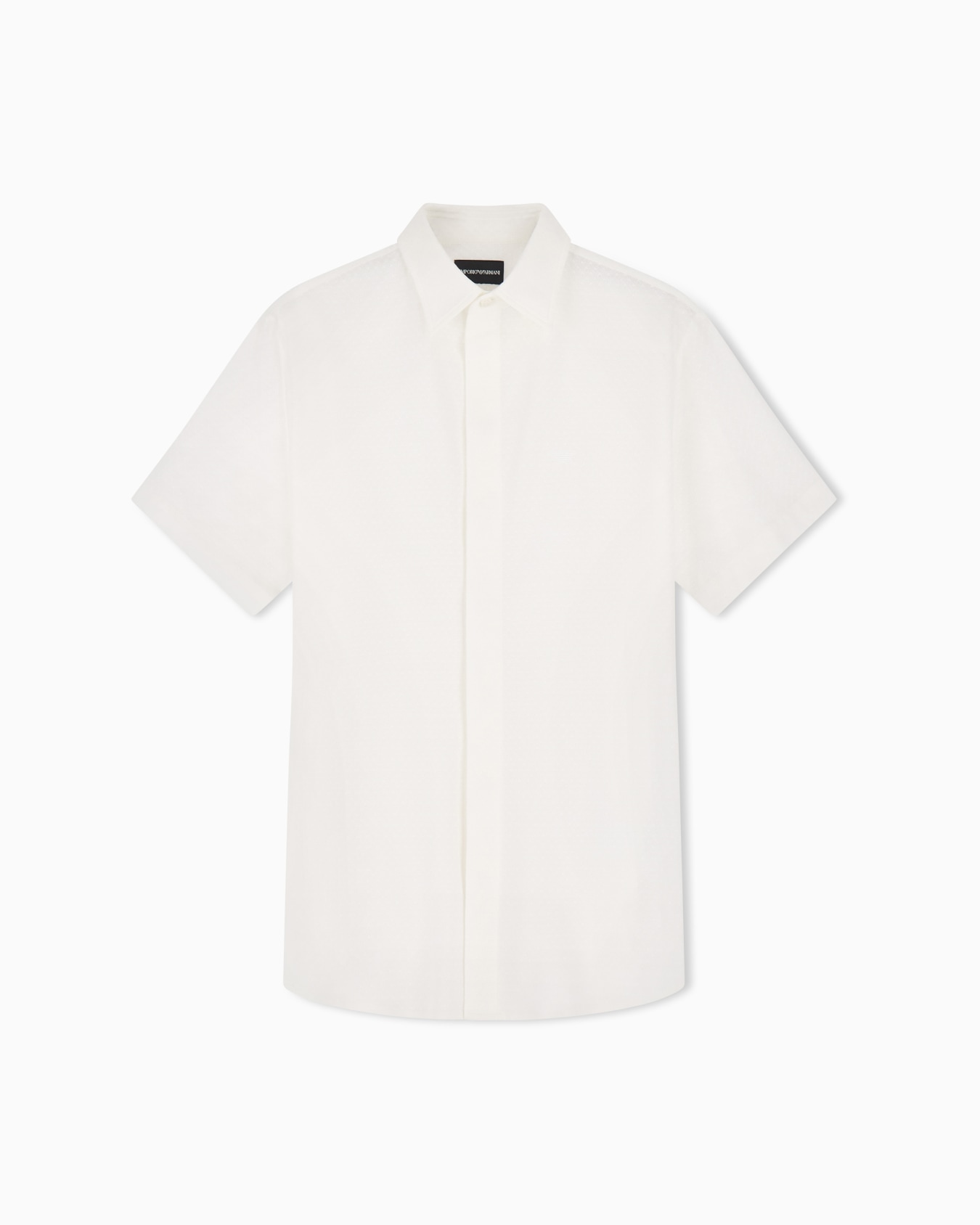 Short-sleeved, garment-dyed jersey shirt Slide 0
