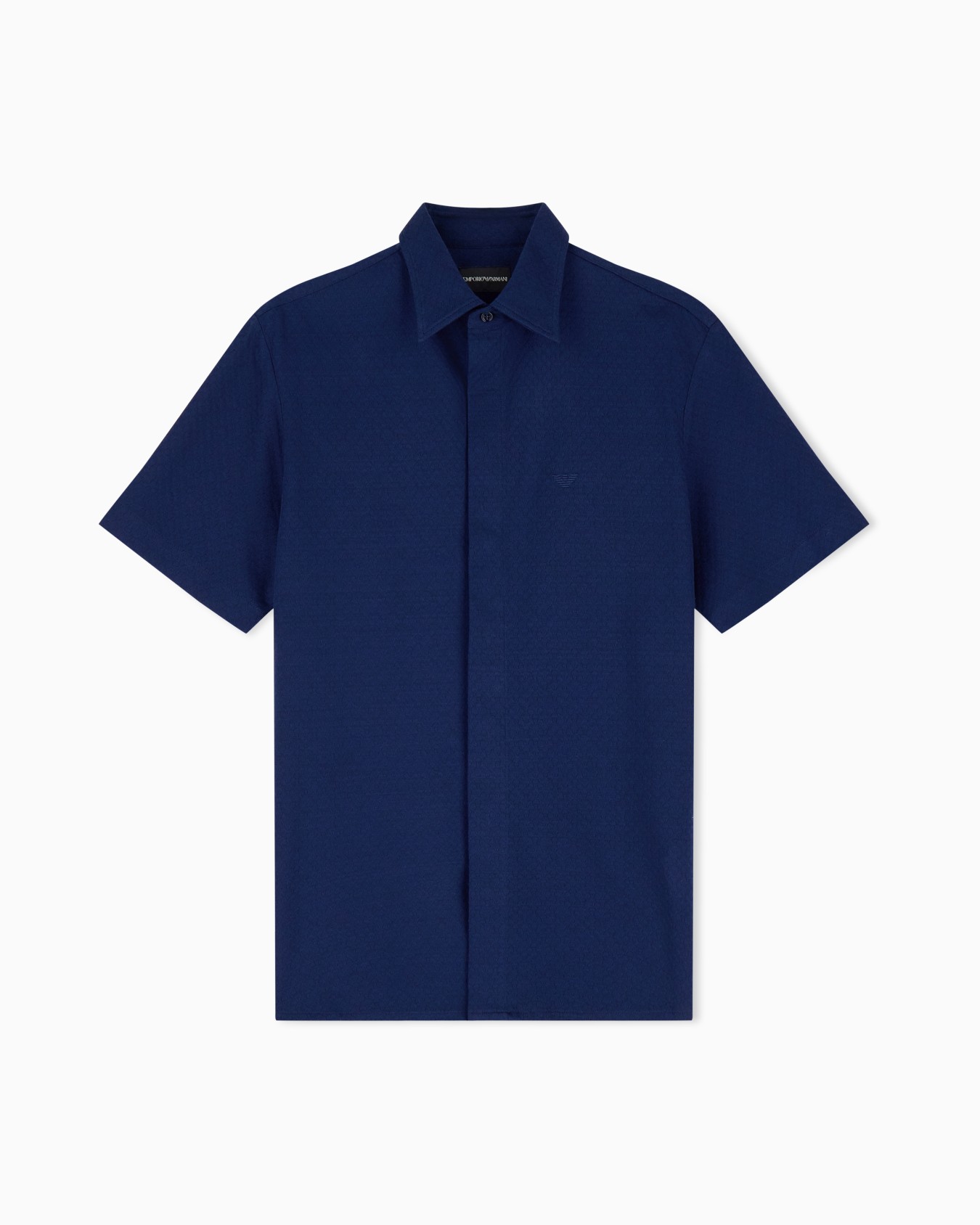 Short-sleeved, garment-dyed jersey shirt Slide 0