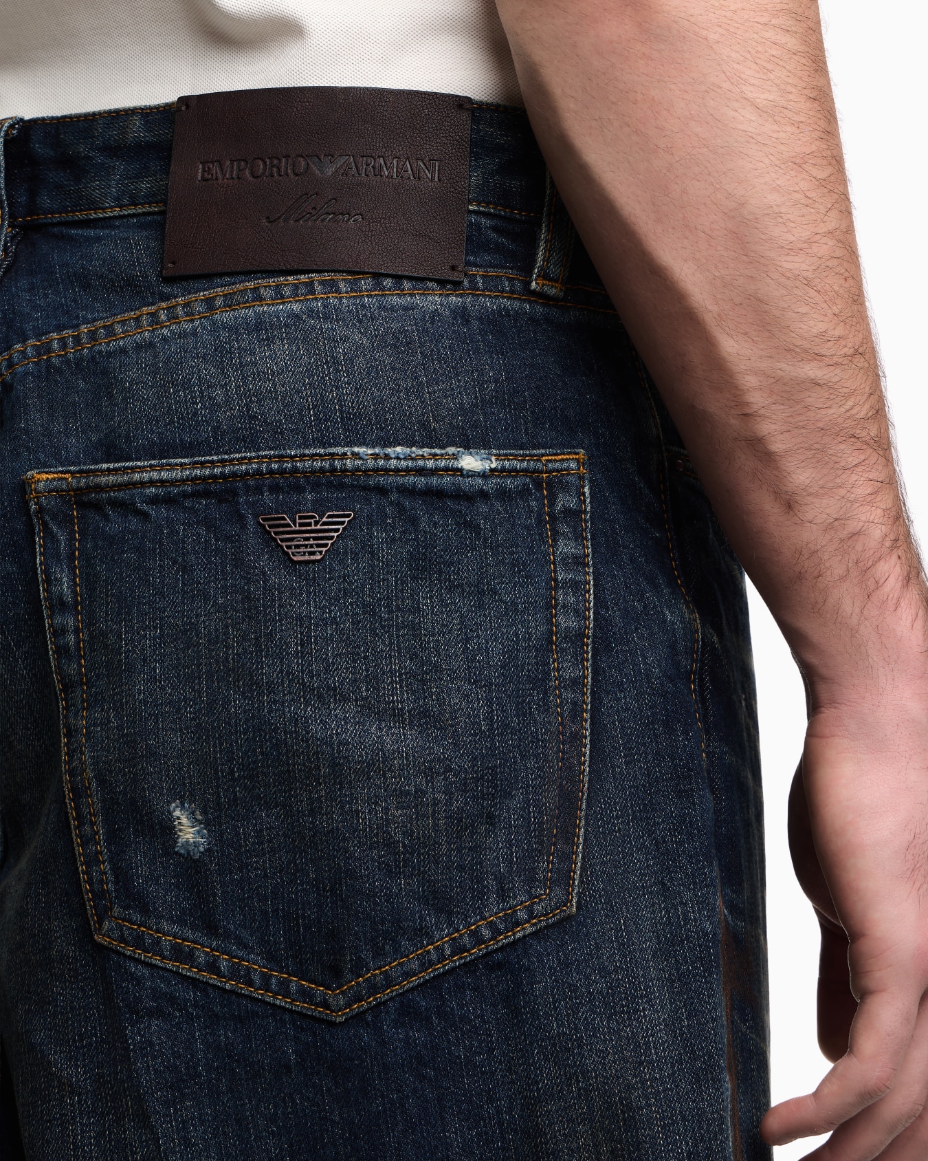 J22 regular-fit, stiff-denim jeans Slide 4