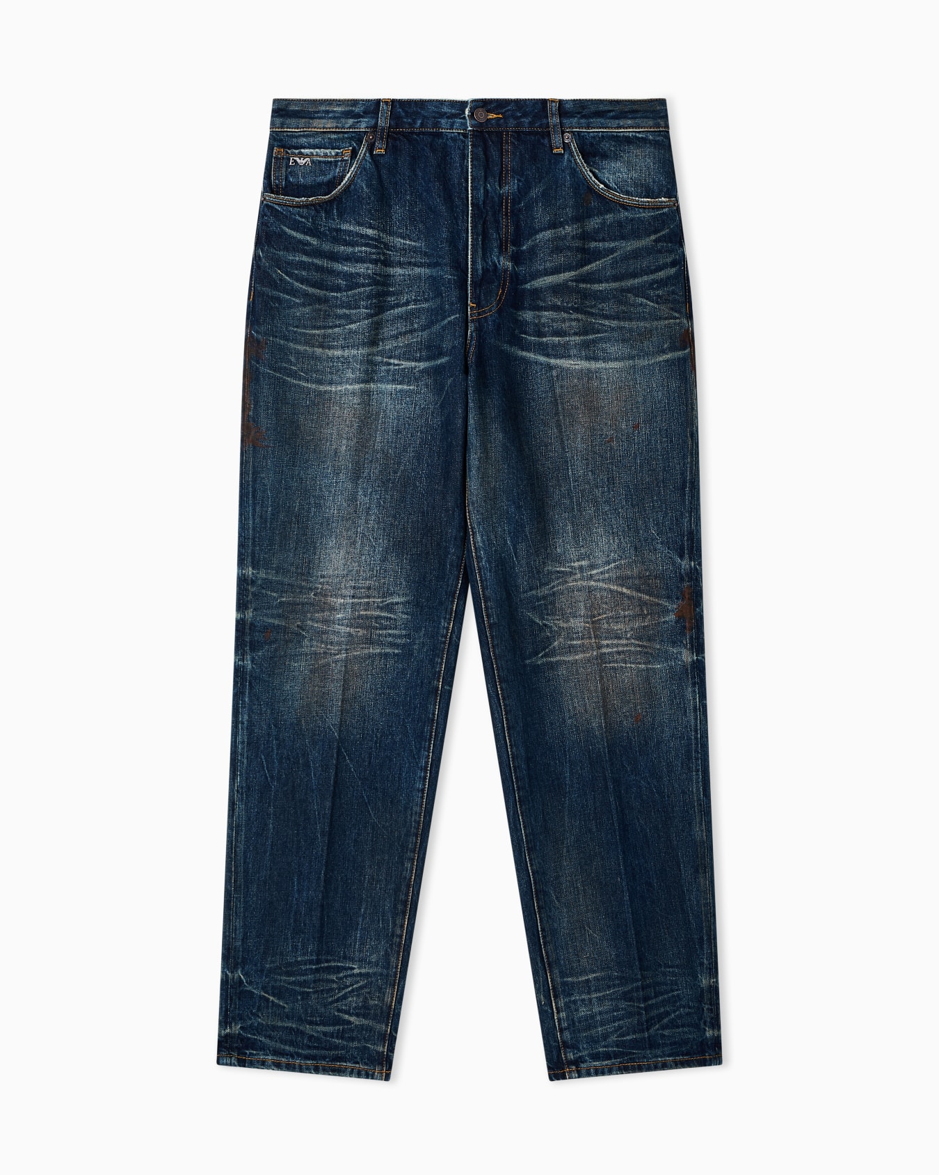 Vaqueros regular fit J22 en denim rígido Diapositiva 0