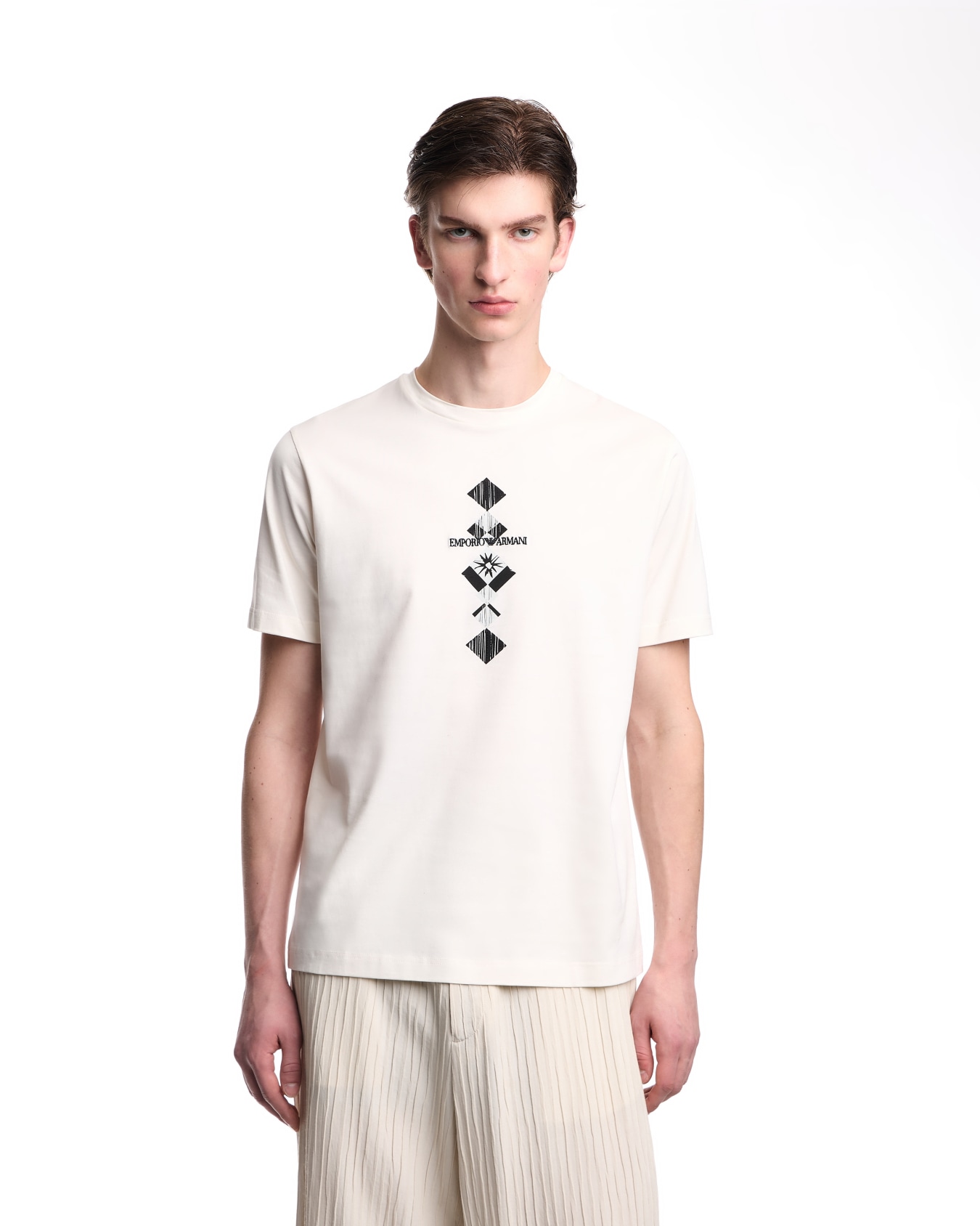 Tシャツ ジャージー トライバルプリント スライドする 3