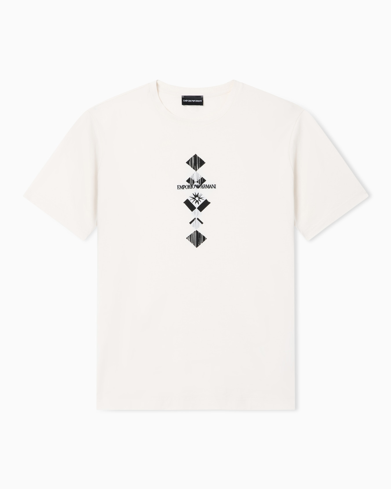 Tシャツ ジャージー トライバルプリント スライドする 0